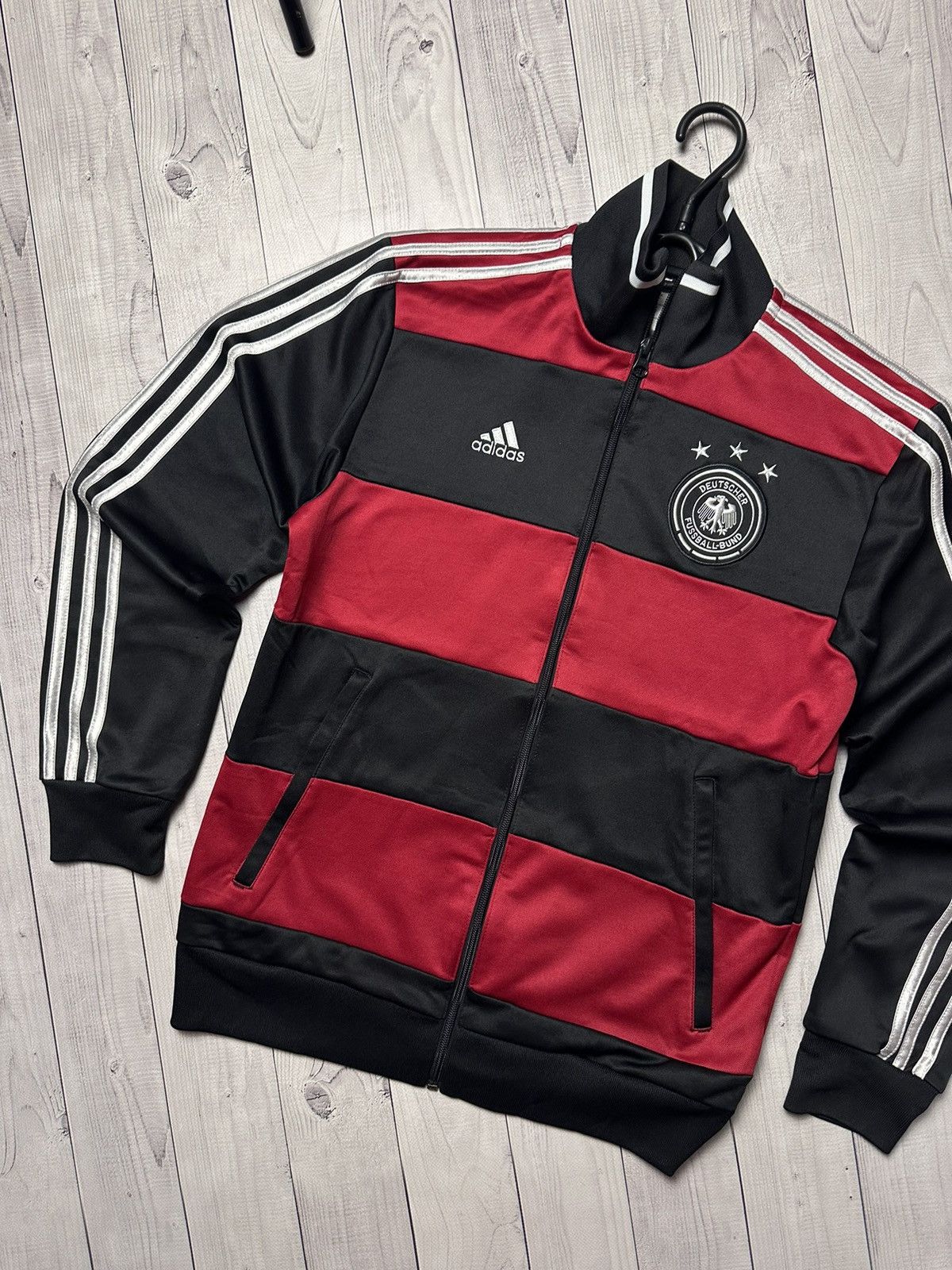 Vintage Vintage adidas Deutschland soccer jacket Germany 2014 Cup S Size US S / EU 44-46 / 1 - 2 Thumbnail