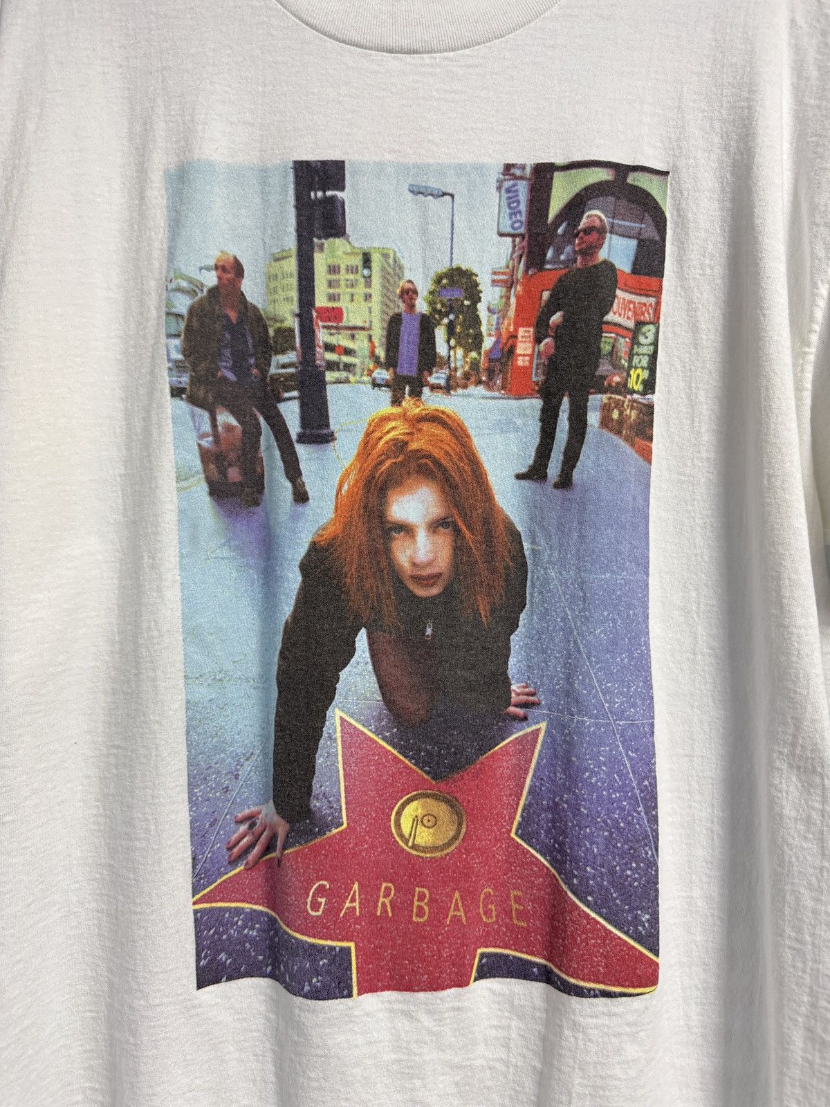 Band Tees Vintage 90s Garbage Tour Shirt Size US XL / EU 56 / 4 - 3 Thumbnail