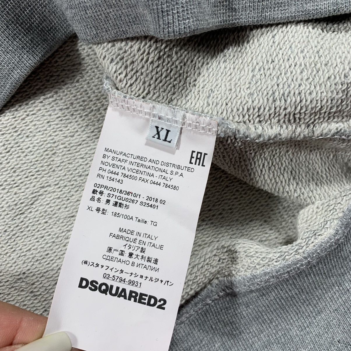 Designer × Dsquared2 Dsquared2 Big Logo Hoodie Sweatshirt Baggy Vintage Style Size US XL / EU 56 / 4 - 7 Thumbnail
