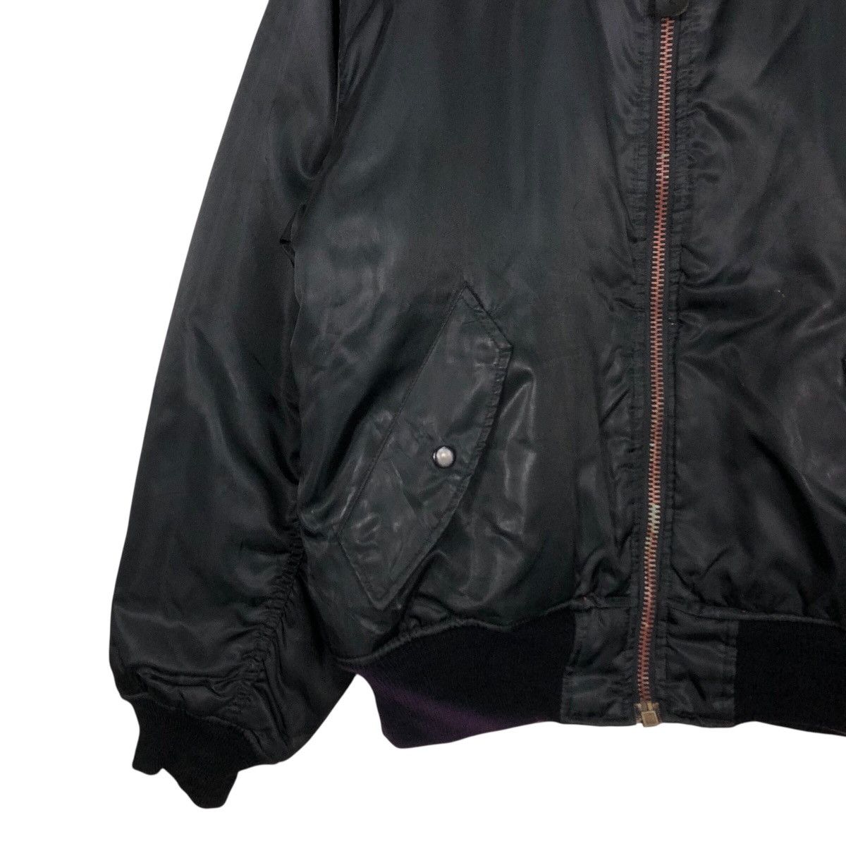 Vintage 📌Vintage Reversible Bomber Jacket Ma 1 Us Air Force Army Size US L / EU 52-54 / 3 - 8 Thumbnail