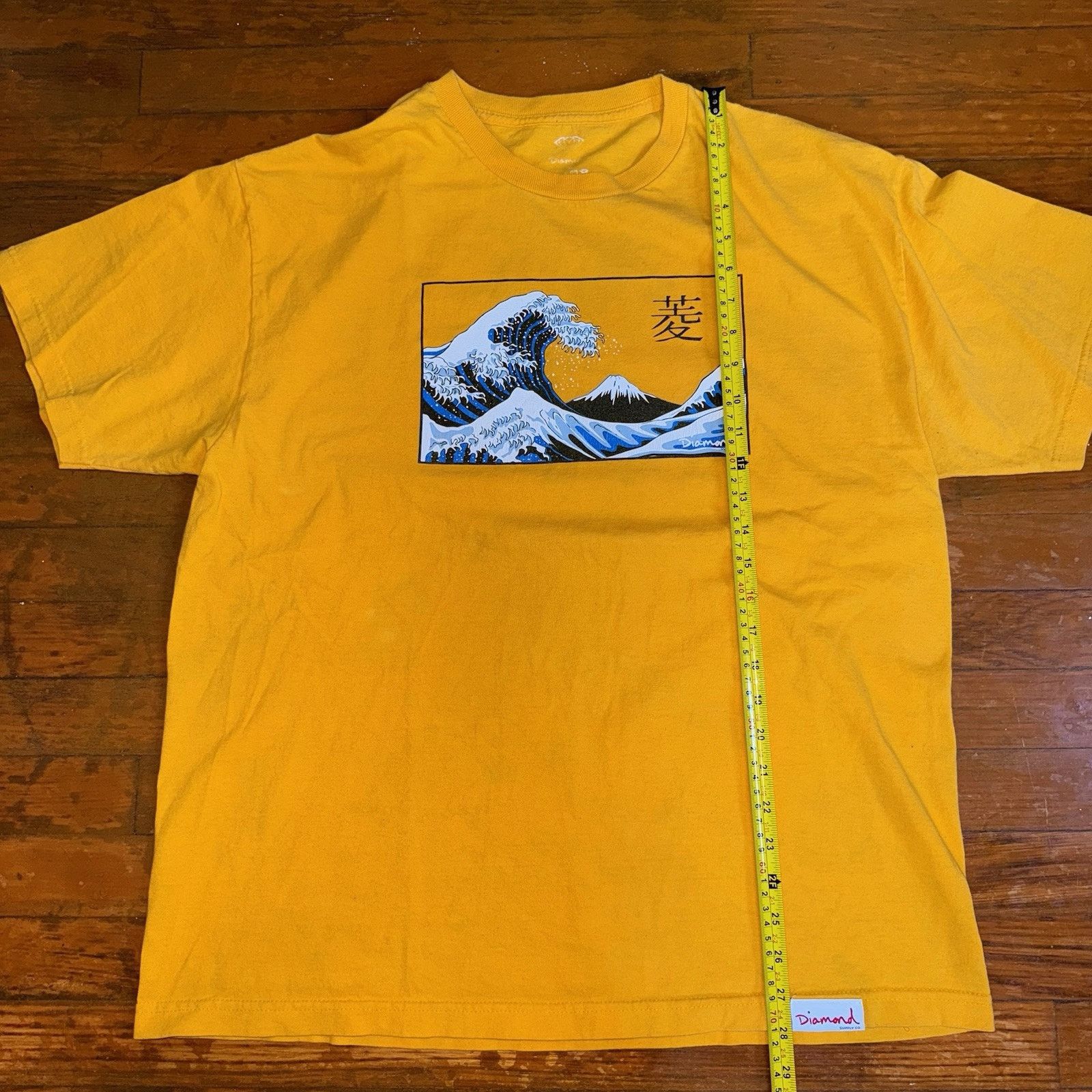 Diamond Supply Co. Diamond Supply Co Great Wave Off Kanagawa Art Size US XL / EU 56 / 4 - 6 Thumbnail