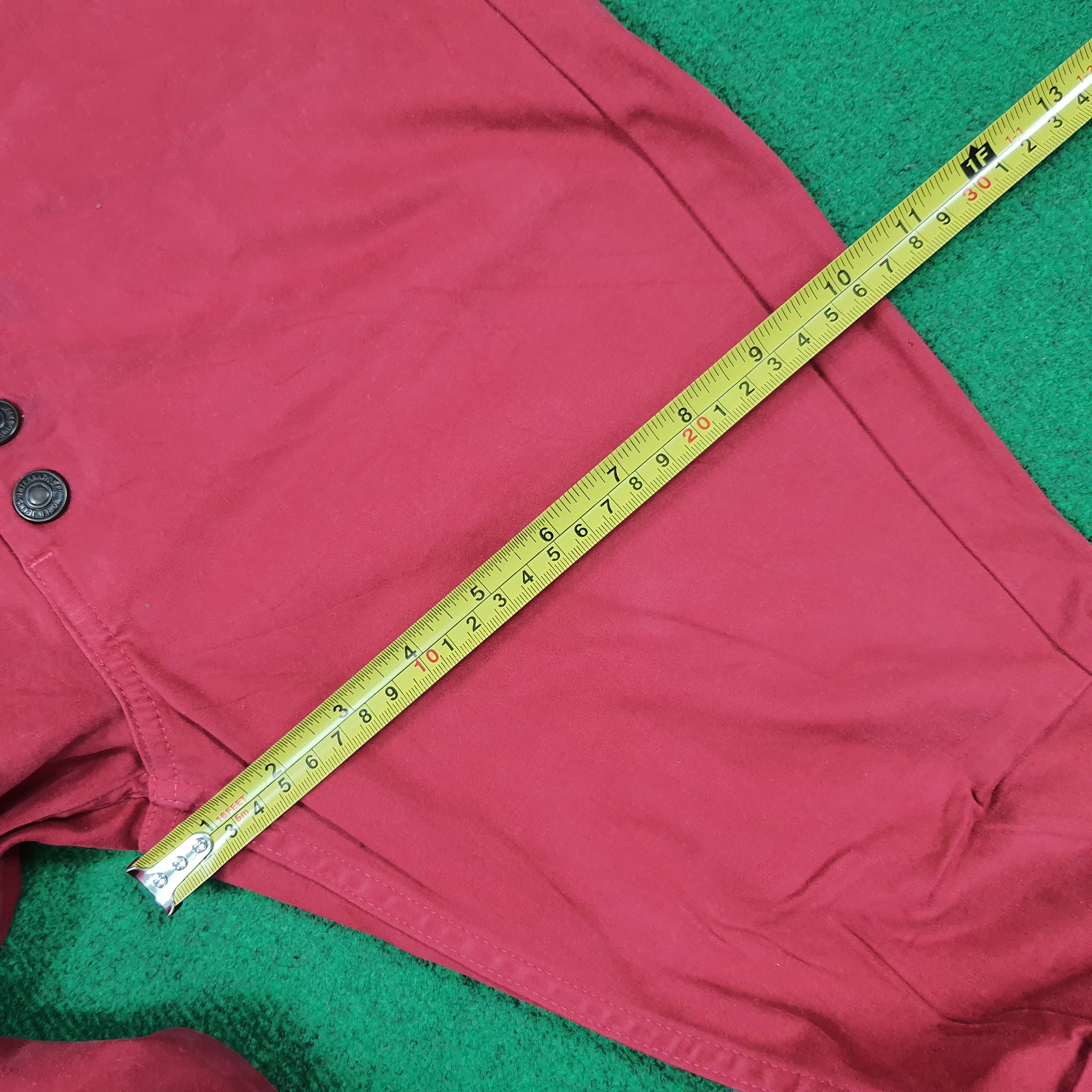 Kapital Vintage KAPITAL Japan Red Tencel Stretch Pants C297N25 Size 26" / US 2 / IT 38 - 15 Thumbnail