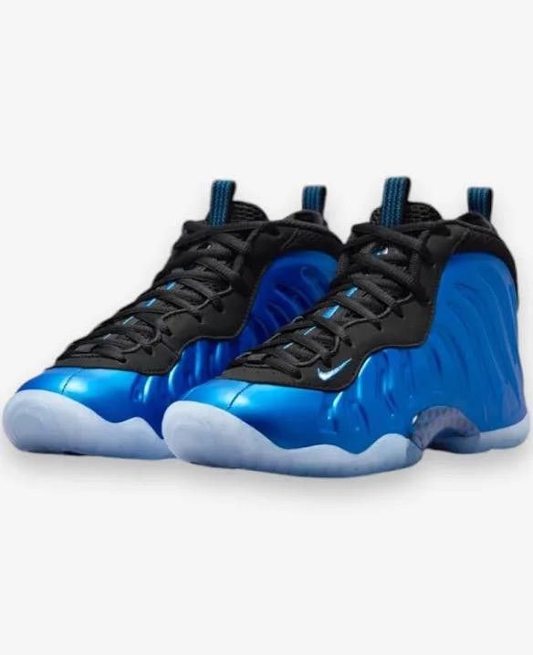 Nike Size 5 Little Posite One Grade School Royal Blue