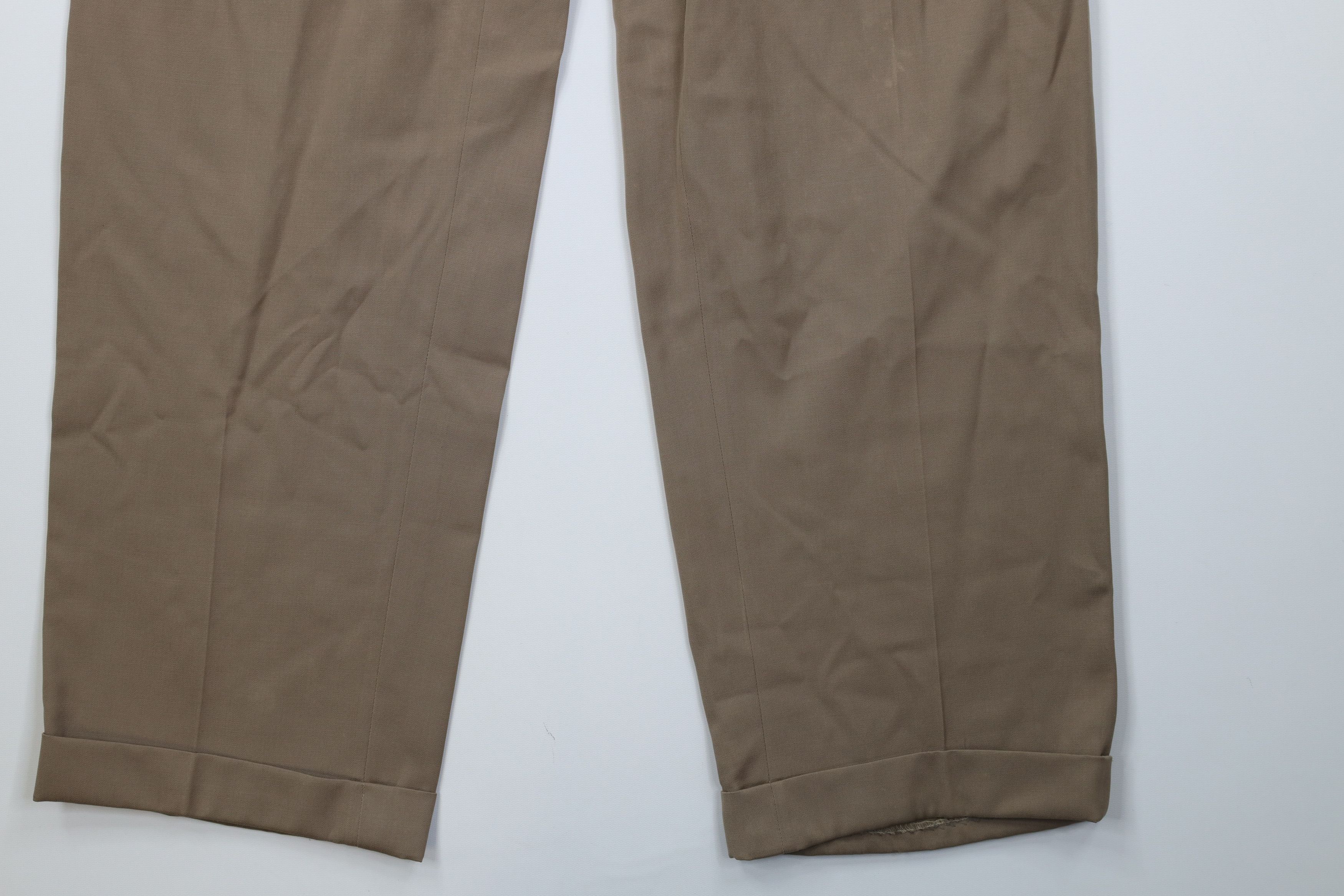 Ralph Lauren Vintage 70s Ralph Lauren Pleated Wide Leg Chino Pants USA Size US 32 / EU 48 - 5 Thumbnail