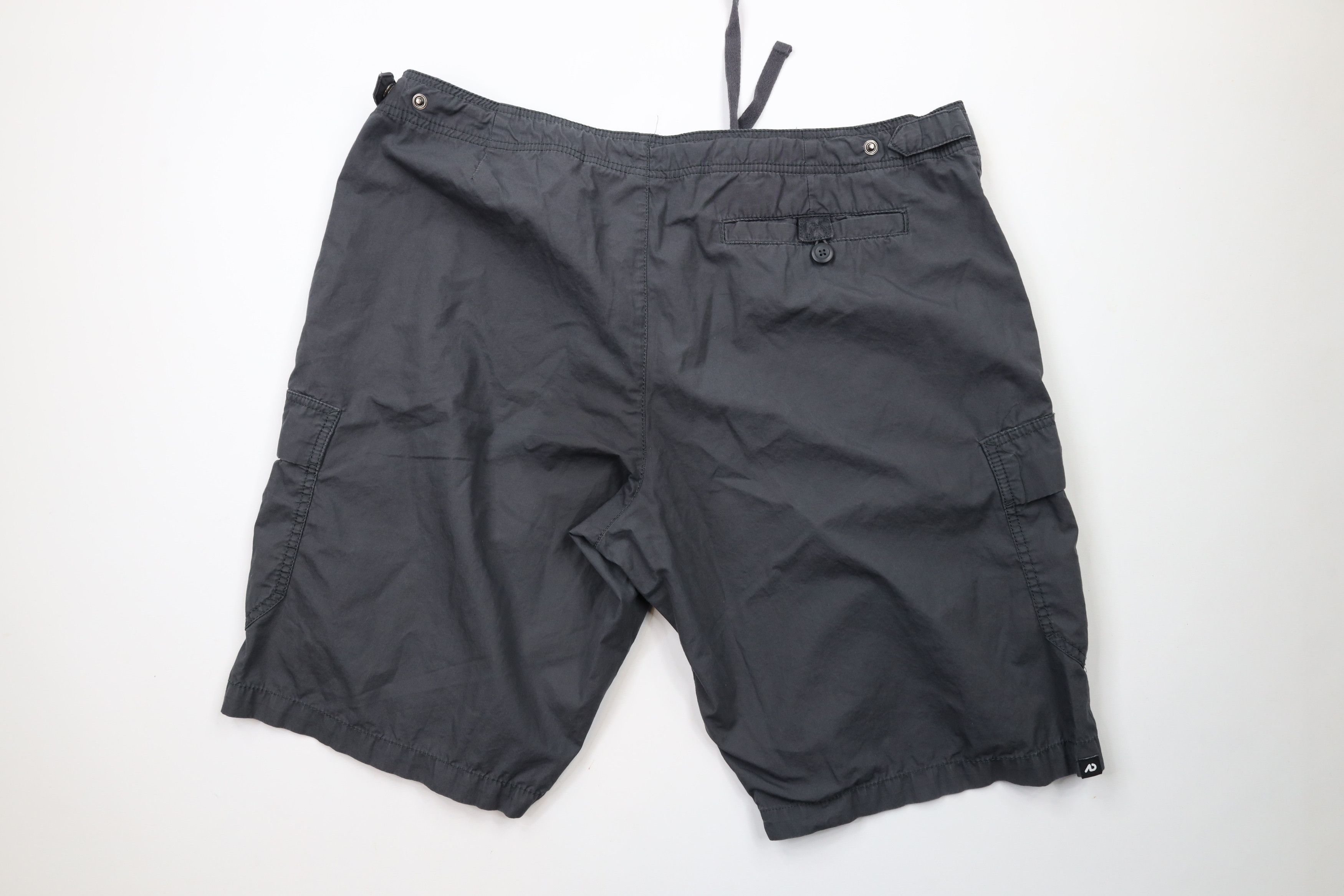 Nike × Vintage Vintage Nike Scott Mini Swoosh Cargo Shorts Gray Cotton Size US 38 / EU 54 - 9 Thumbnail