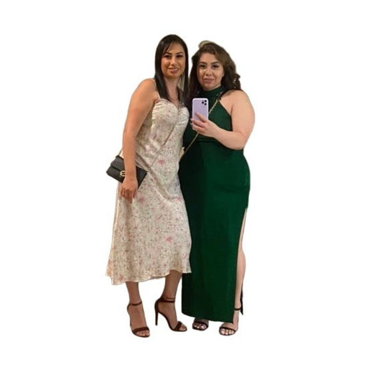 Reformation Argentia Knit Dress Green Emerald Sparkles XL - stein-coach.com