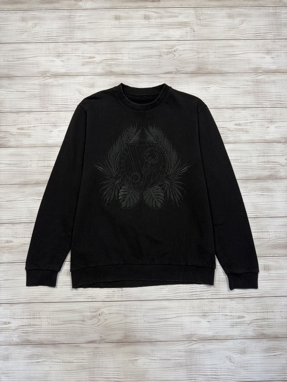 Versace Versace Sweatshirt Big Logo Medusa Black Size US L / EU 52-54 / 3 - 1 Thumbnail
