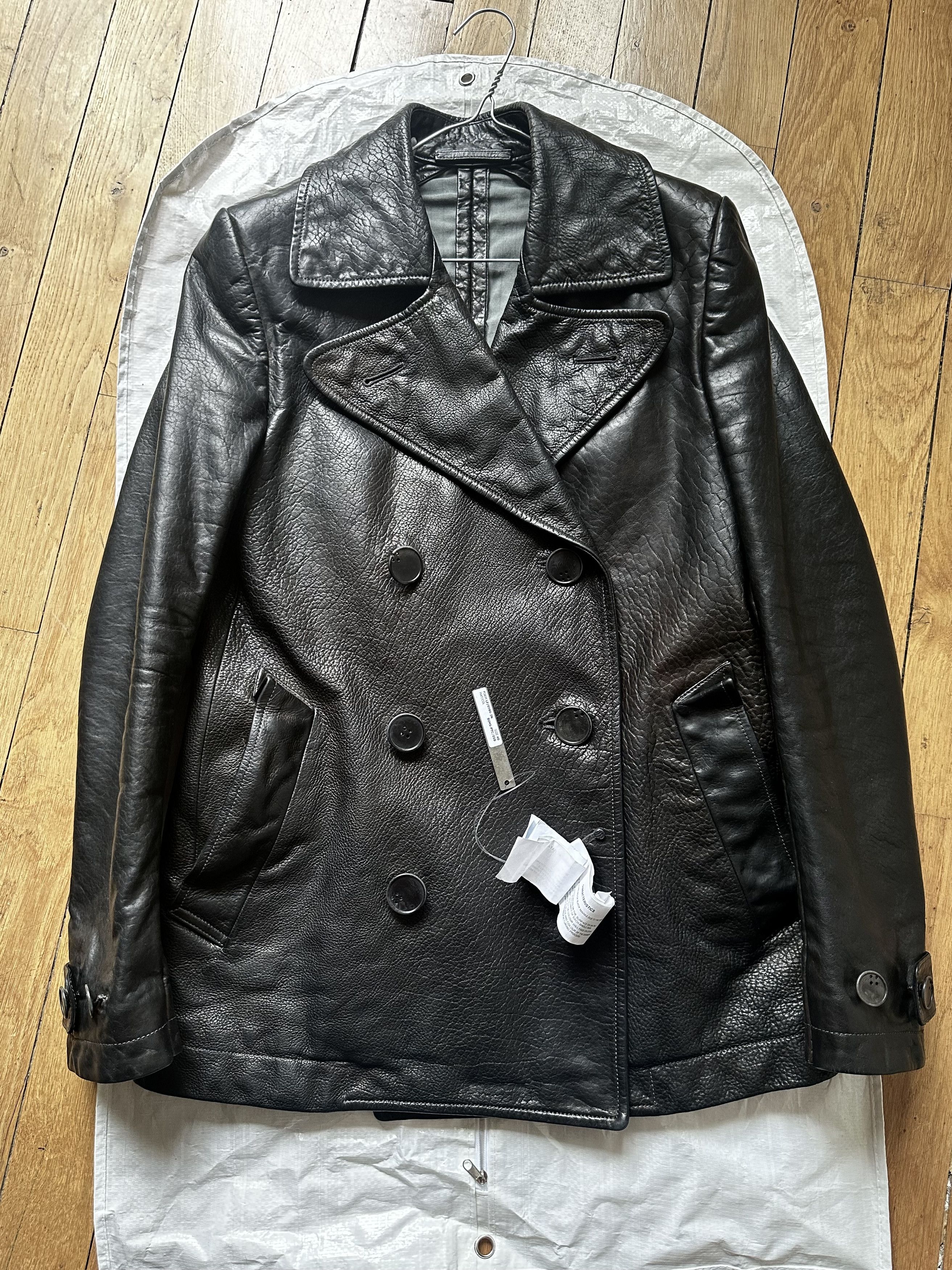 Carol Christian Poell CCP 'Rawhide' High Neck Caban Coat *ONE OF A