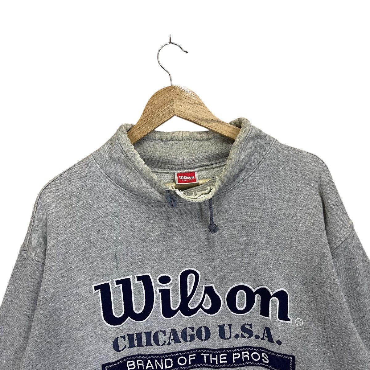 Wilson Vintage 90s Wilson Chicago Usa Crewneck Sweatshirt Size US L / EU 52-54 / 3 - 4 Thumbnail