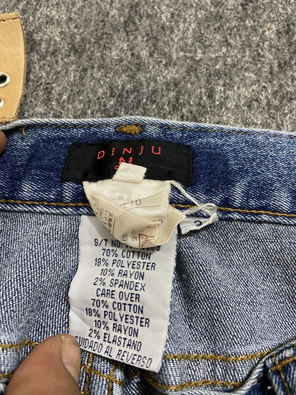 If Six Was Nine Vintage y2k YAGI denim pants flare embroidery floral Size 28" / US 6 / IT 42 - 8 Thumbnail