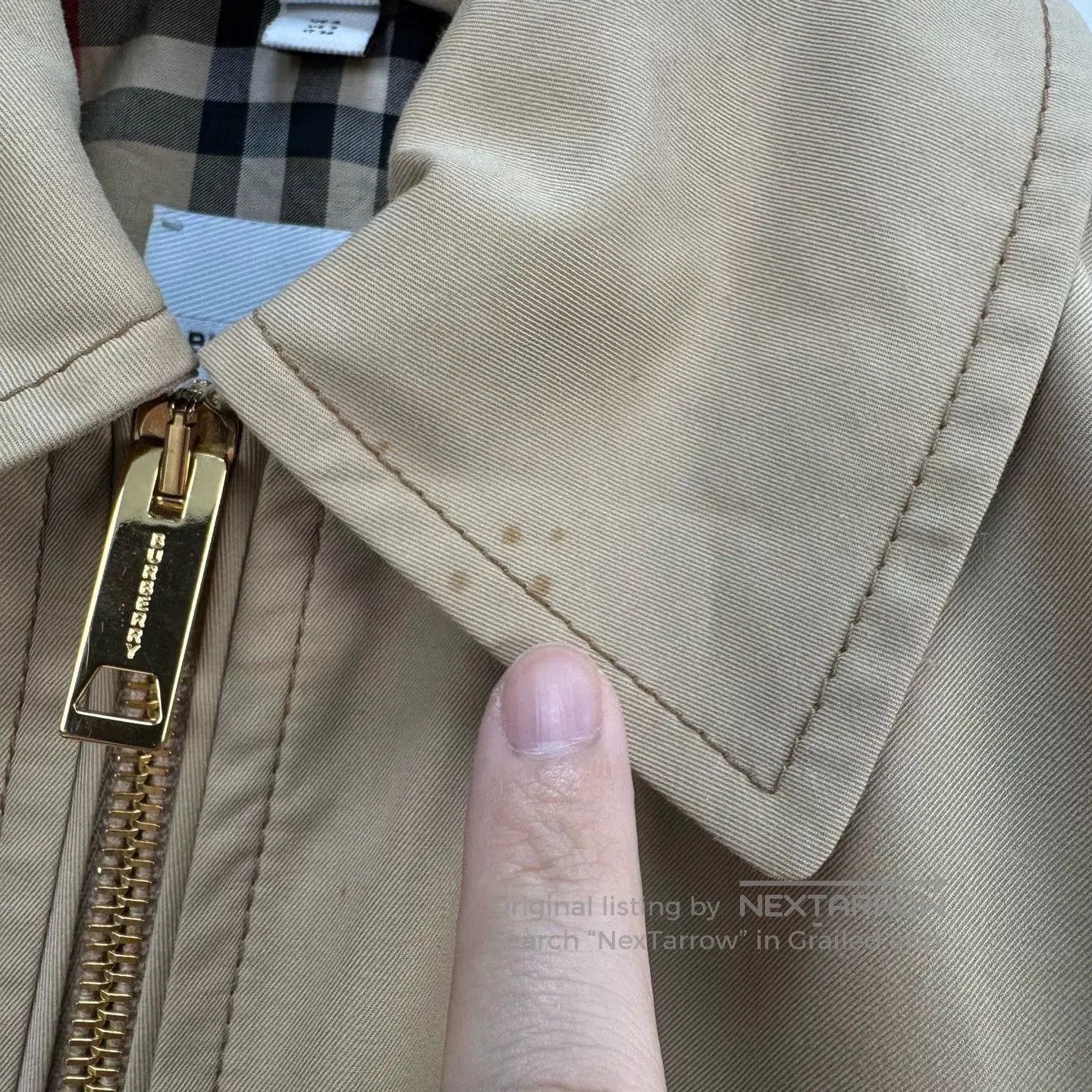 Burberry Burberry Silk Panel Check Lining Jacket. Size M / US 6-8 / IT 42-44 - 5 Thumbnail