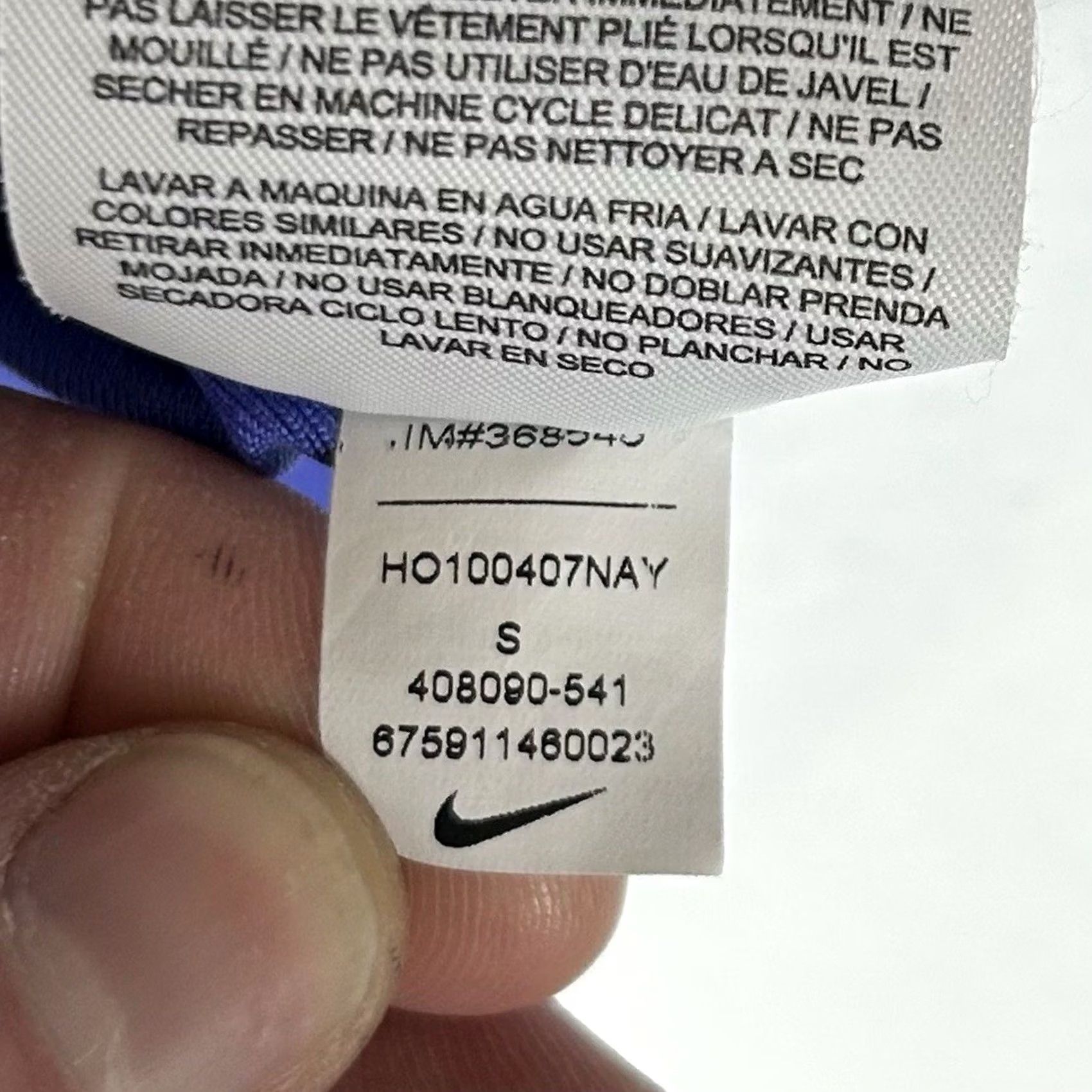 Nike Nike Dri-Fit Shirt Womens Small Blue Long Sleeve Compression Activewear Pullover Mock Neck Running & Jogging T-Shirt Women’s Size S Size S / US 4 / IT 40 - 4 Thumbnail