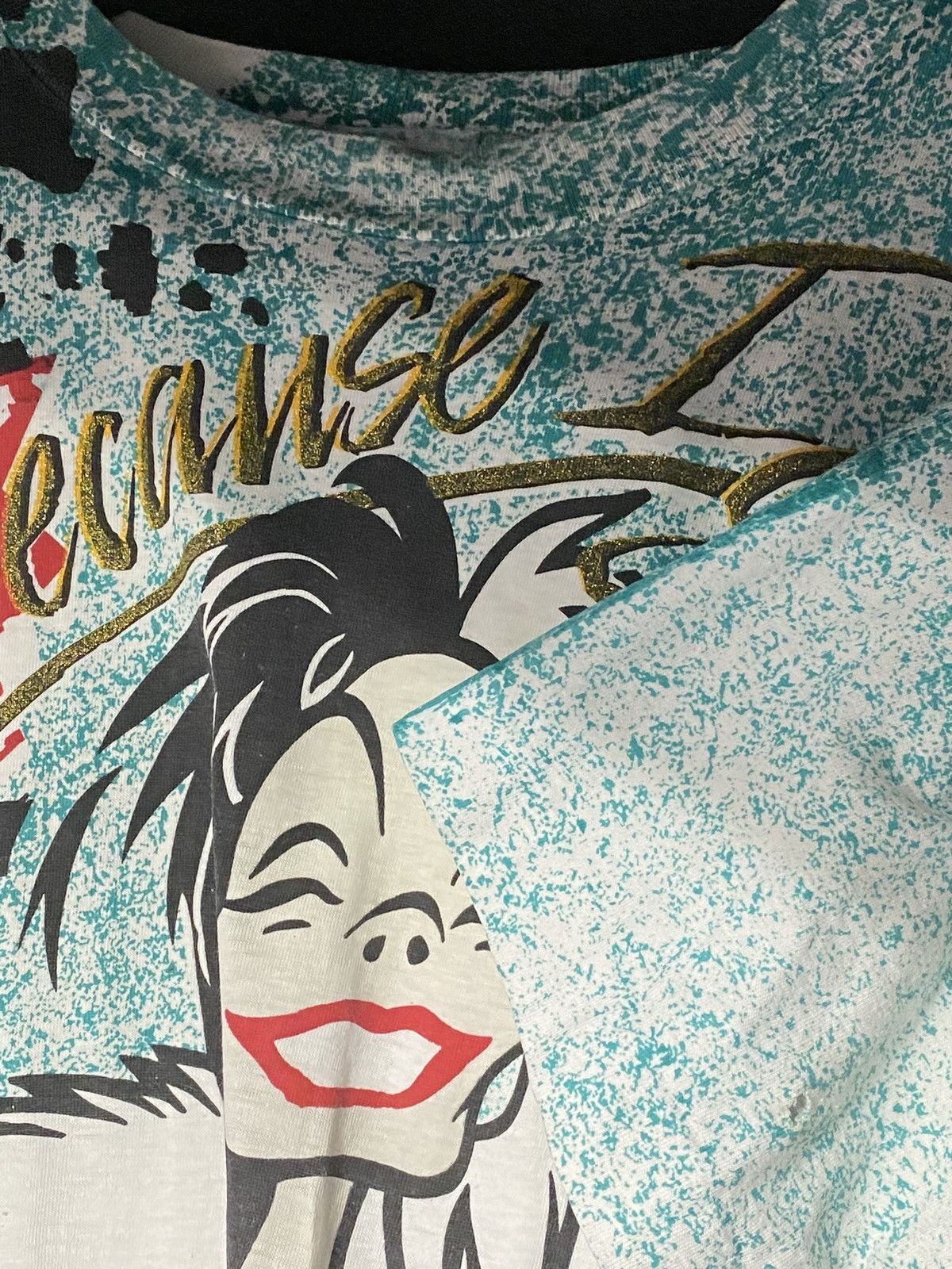 Vintage Vintage 90’s Cruella De Vil T-Shirt 101 Dalmatians Tee Large Size US L / EU 52-54 / 3 - 3 Thumbnail