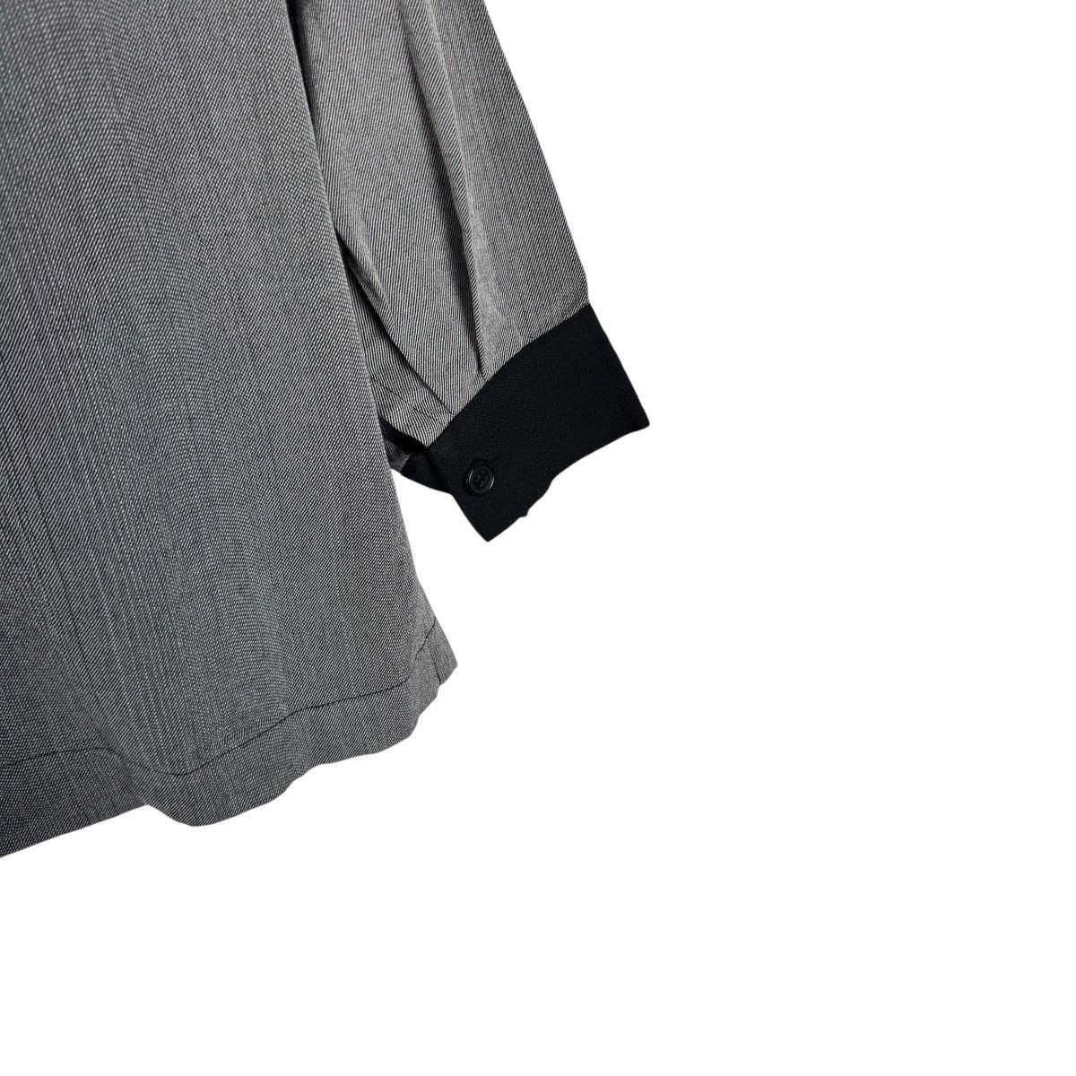 Issey Miyake 🌟80s ISSEY MIYAKE DRAKE NECK TONES ASYMMETRIC WOMEN JACKET Size M / US 6-8 / IT 42-44 - 6 Thumbnail