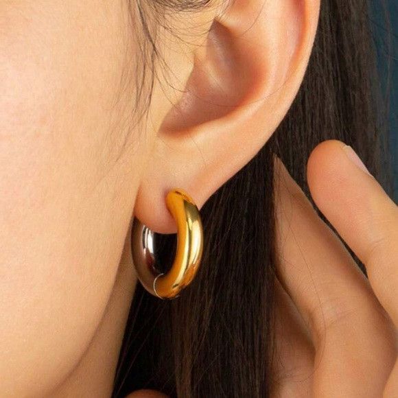 Other 3Pcs/Set Women Stainless Steel Earrings Size ONE SIZE - 2 Thumbnail