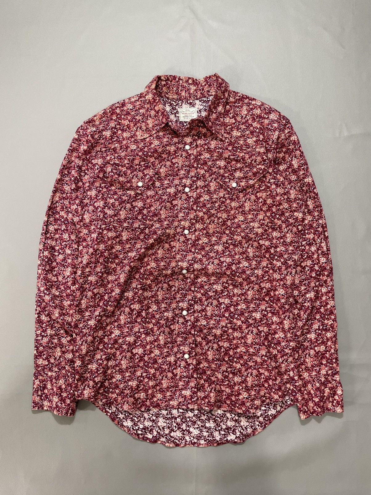 RRL Ralph Lauren Vintage Pearl diver western shirt floral printed style Size US L / EU 52-54 / 3 - 1 Thumbnail