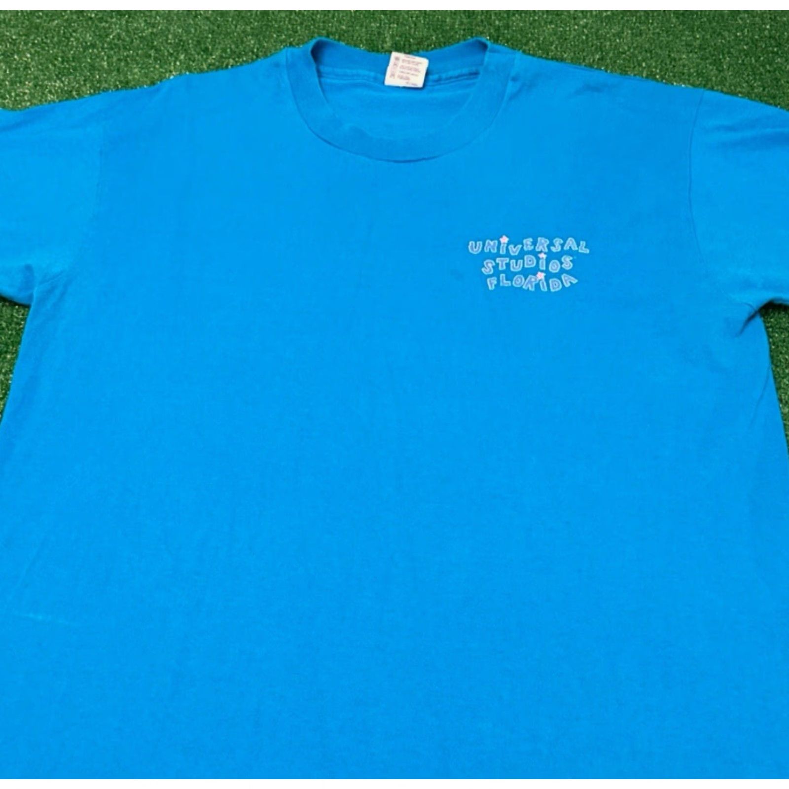 Vintage VINTAGE Universal Studios Florida Theme Park VTG Shirt Mens XL Blue 90s USA Shirt Mens XL 1990s Florida USA 90s VTG Size US XL / EU 56 / 4 - 2 Thumbnail