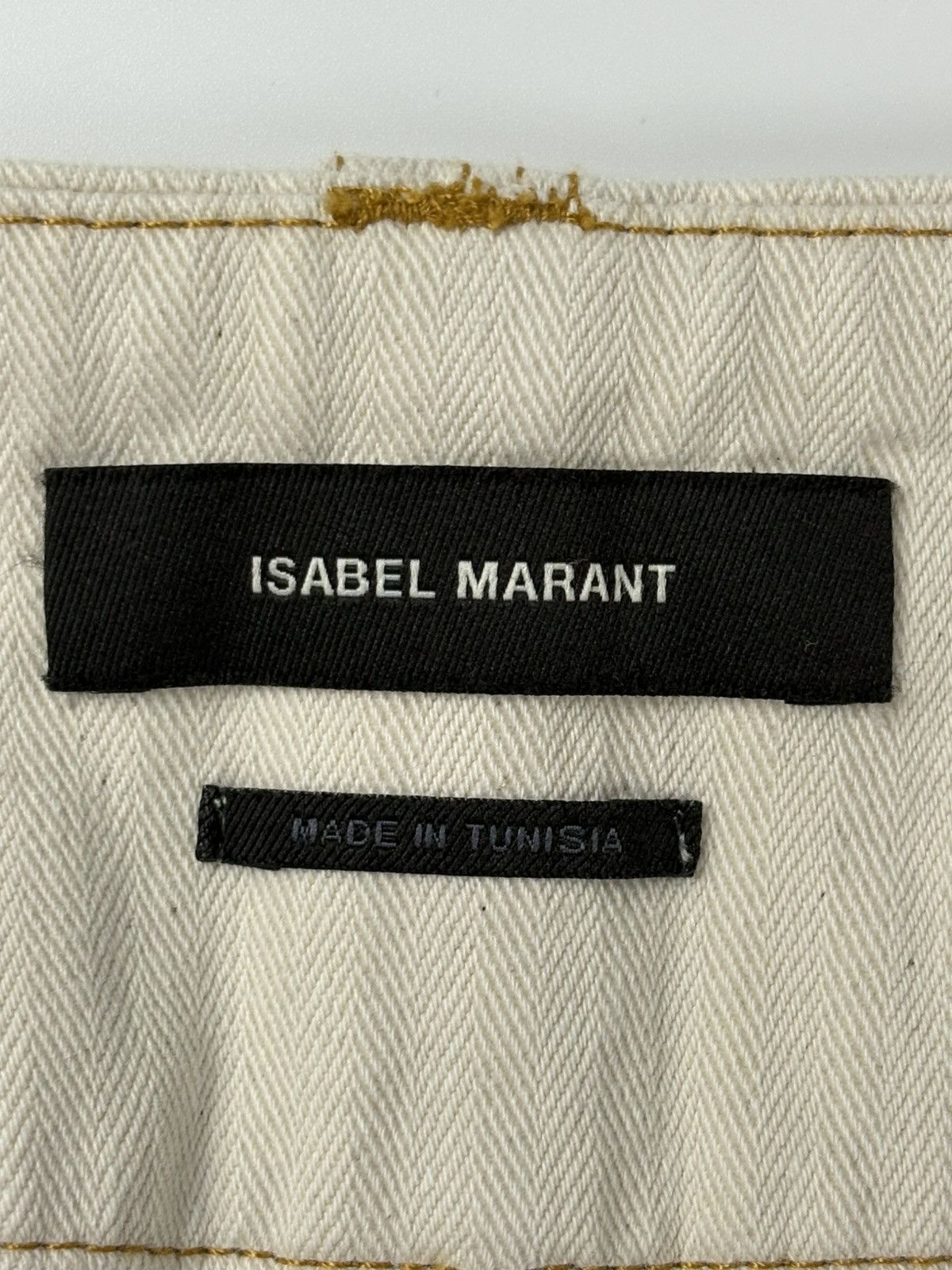 Isabel Marant Myler Herringbone Wide Leg Pant Size 28" / US 6 / IT 42 - 8 Thumbnail