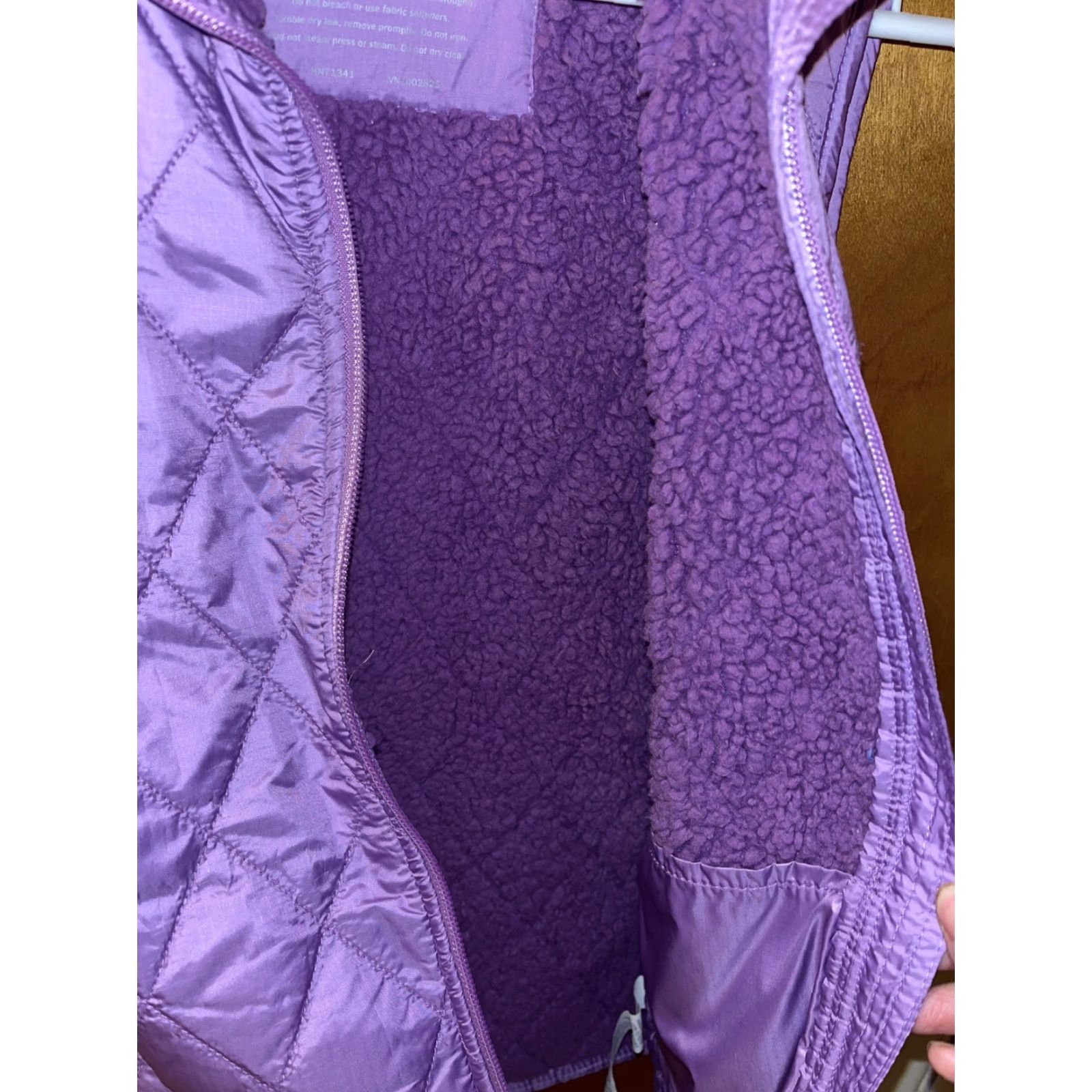 Vintage VINTAGE L.L. BEAN WOMENS VEST XS FALL SPRING WINTER Fleece Lined ZIPPER Casual Outdoor Maine Purple Size XS / US 0-2 / IT 36-38 - 3 Thumbnail