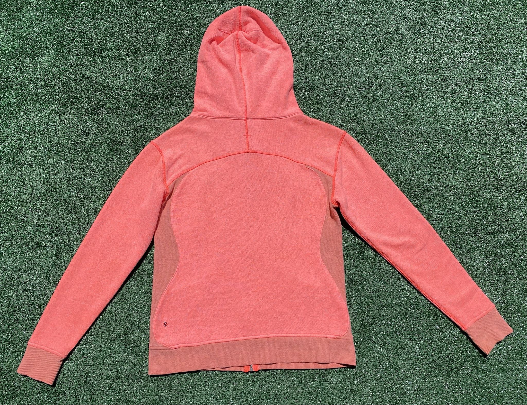 Lululemon Lululemon On The Daily Coral Orange Hoodie Jacket 10 Size L / US 10 / IT 46 - 8 Thumbnail
