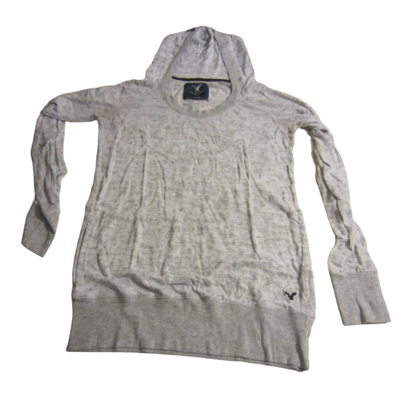 American Eagle Outfitters American Eagle Soft Knit Hoodie Lightweight Gray S Size S / US 4 / IT 40 - 3 Thumbnail