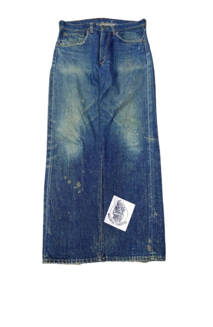 Levi's × Vintage 💥True Vtg 60/70's Levi’s top button No. 8 Distressed Rare🌟 Size US 32 / EU 48 - 11 Thumbnail