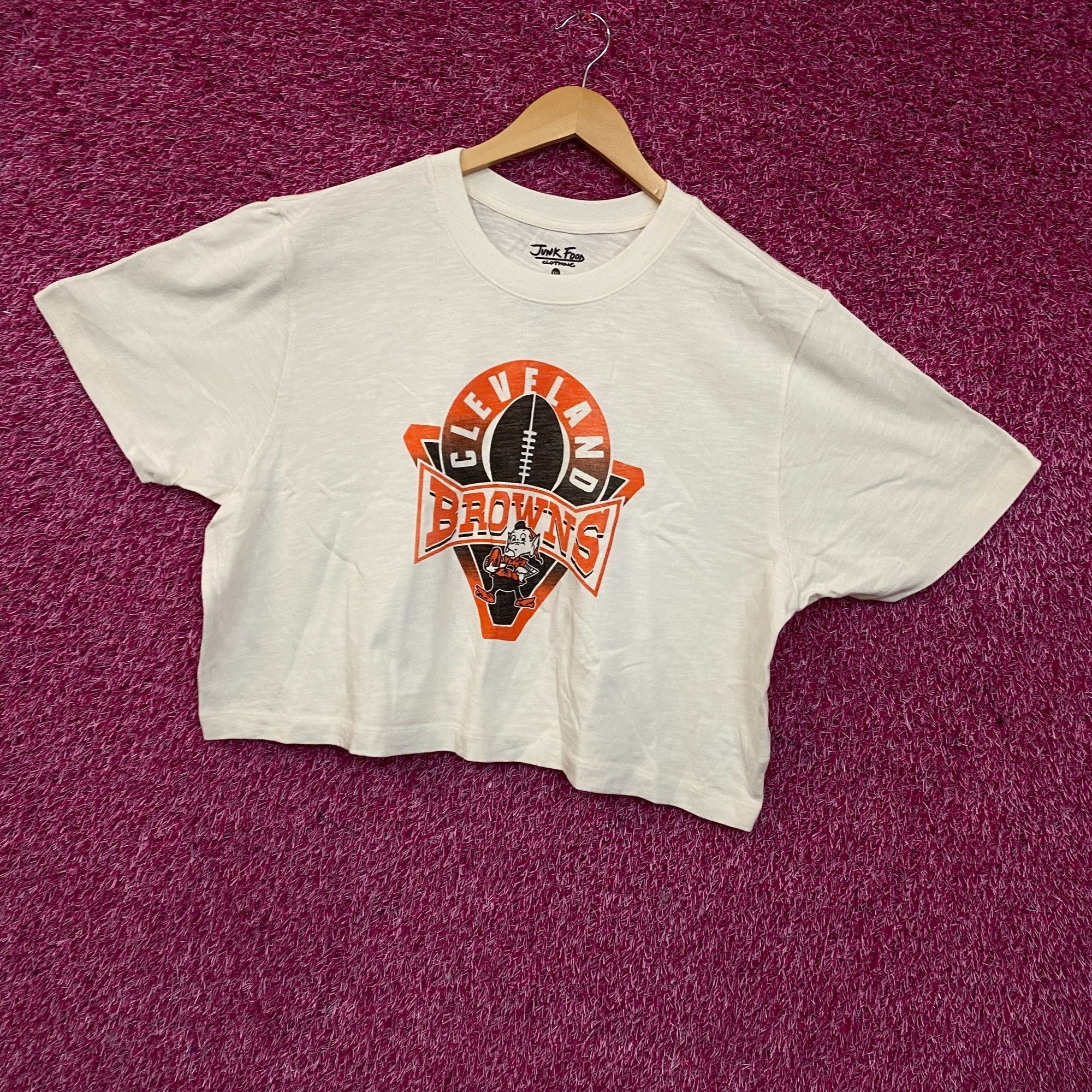 Junk Food Junk Food Clothing Women's NFL Cleveland Browns Mock Neck Cr Size XXL / US 16-18 / IT 52-54 - 3 Thumbnail