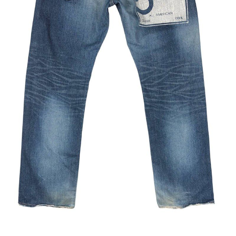 Tommy Jeans Vintage Tommy New York Jeans Blue Denim Size US 34 / EU 50 - 6 Thumbnail