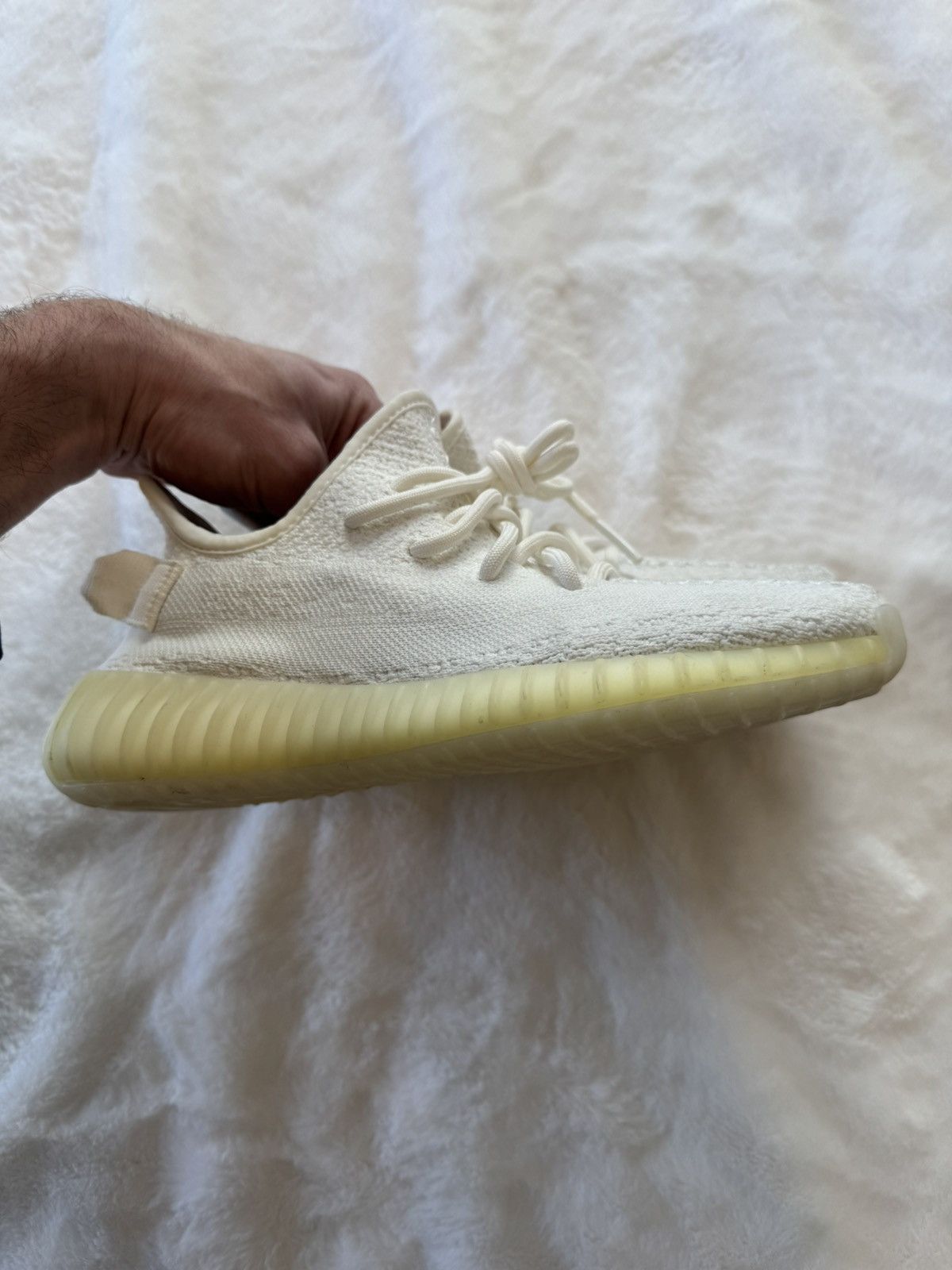 Adidas × Yeezy Yeezy triple whites Size US 5 / EU 37 - 1 Thumbnail