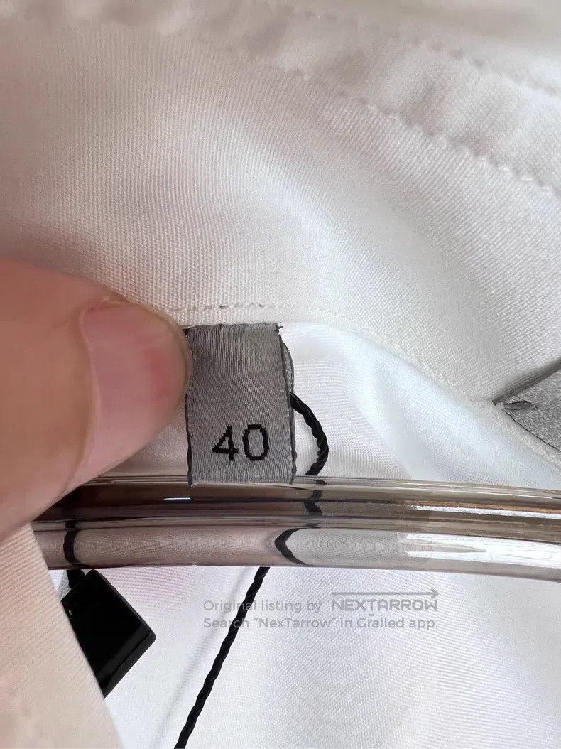Dior Dior Logo white printed shirt Size US XXS / EU 40 - 5 Thumbnail