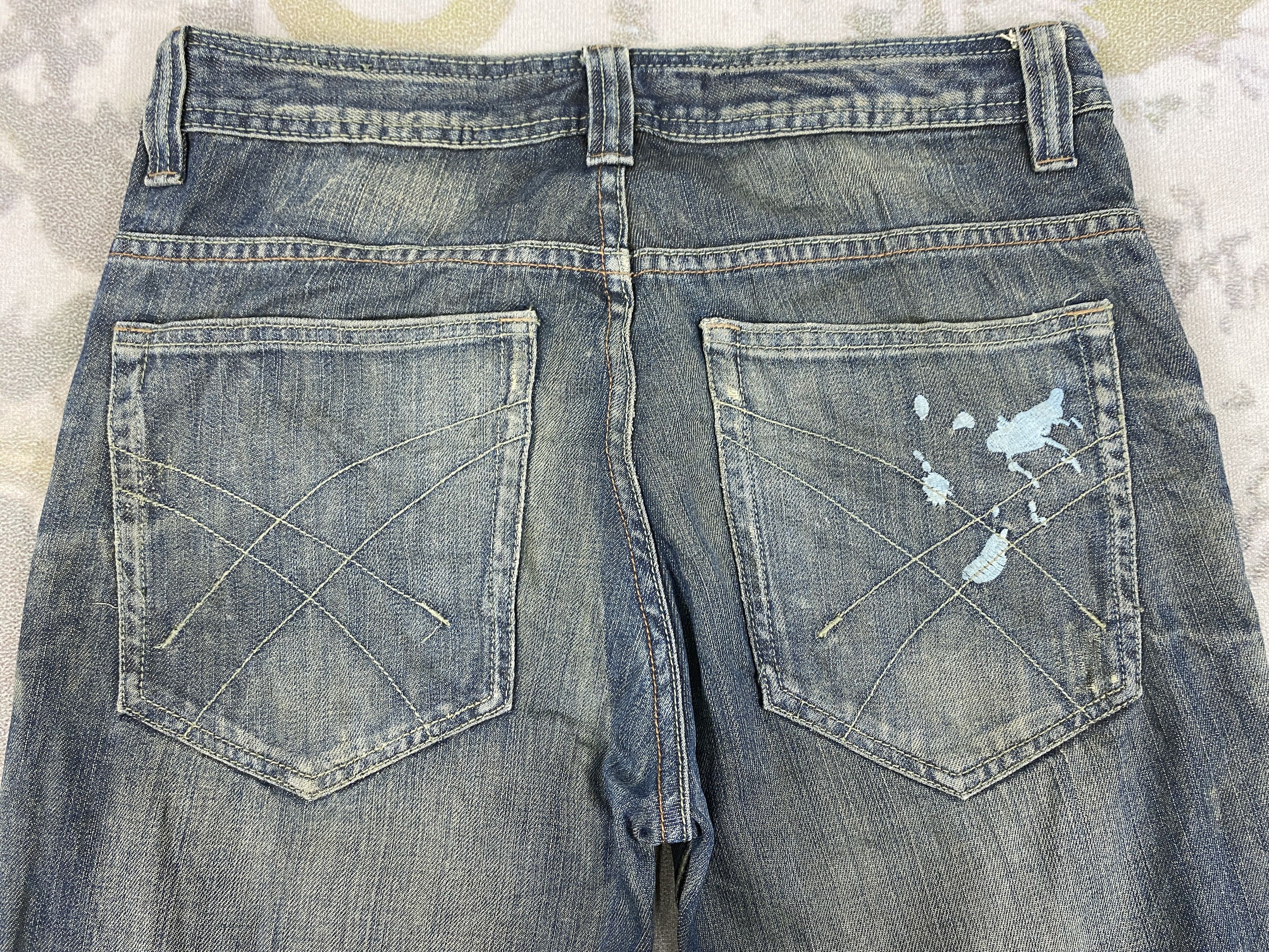 If Six Was Nine Vintage Japanese Brand Flare Jeans 32x32 Denim- JN3822 Size US 32 / EU 48 - 4 Thumbnail