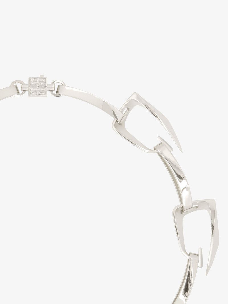 Givenchy o1n1vont0326 Size:1/Giv Cut Necklace in Silver Size ONE SIZE - 3 Thumbnail