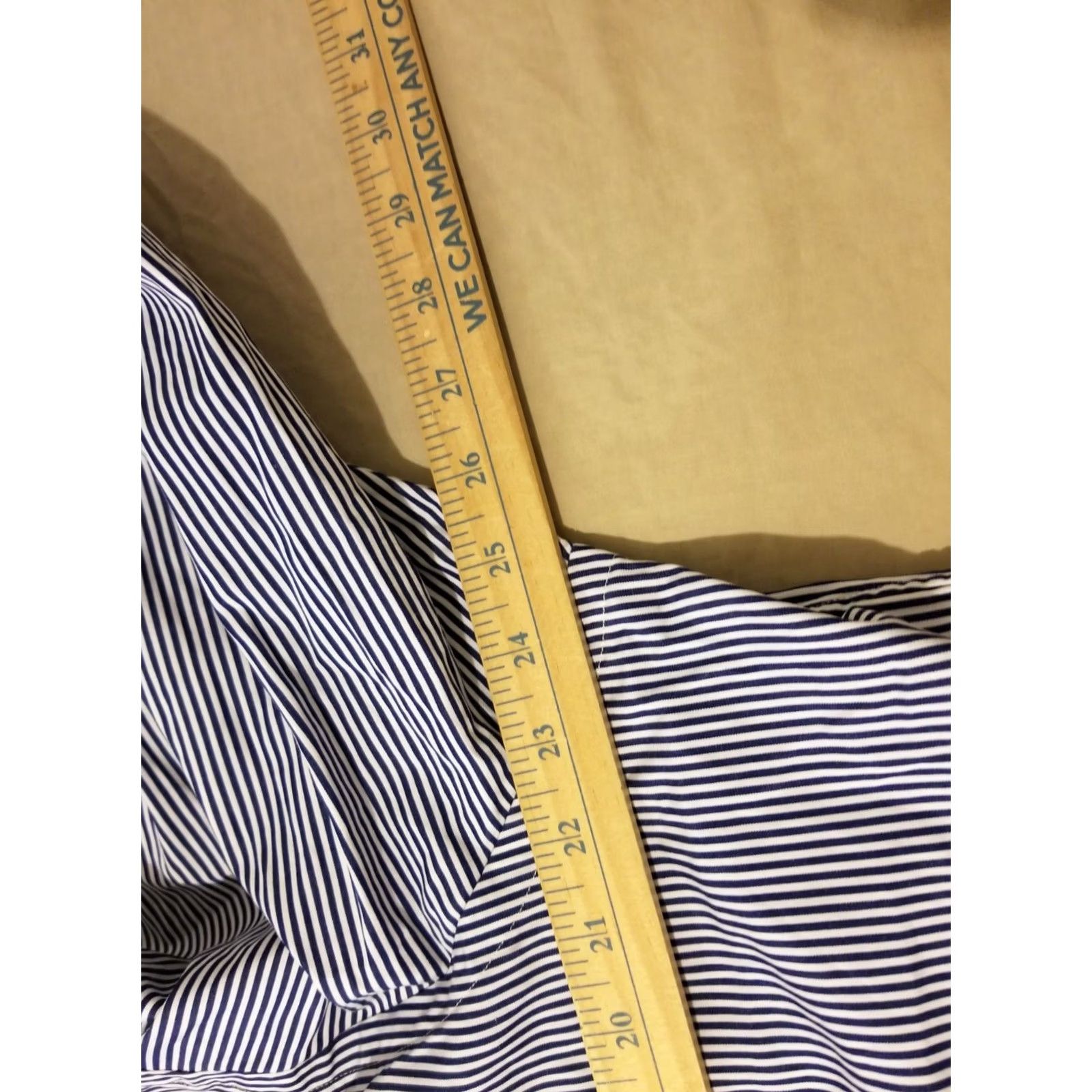 Polo Ralph Lauren Polo Ralph Lauren Dress Shirt XL Mens Blue Cotton Button Stripes Shirt Size 46R - 6 Thumbnail