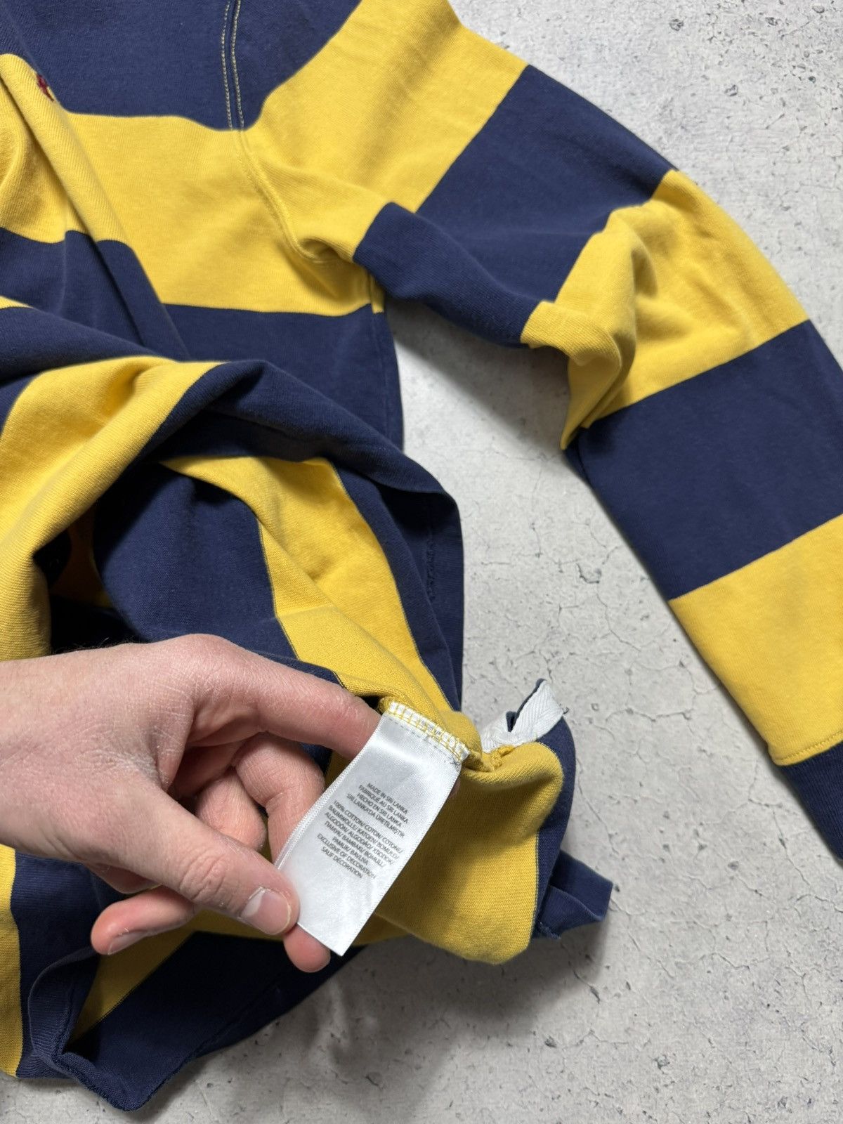 Polo Ralph Lauren Polo Ralph Lauren Striped Rugby Sweatshirt PRL Size XL Size US XL / EU 56 / 4 - 8 Thumbnail