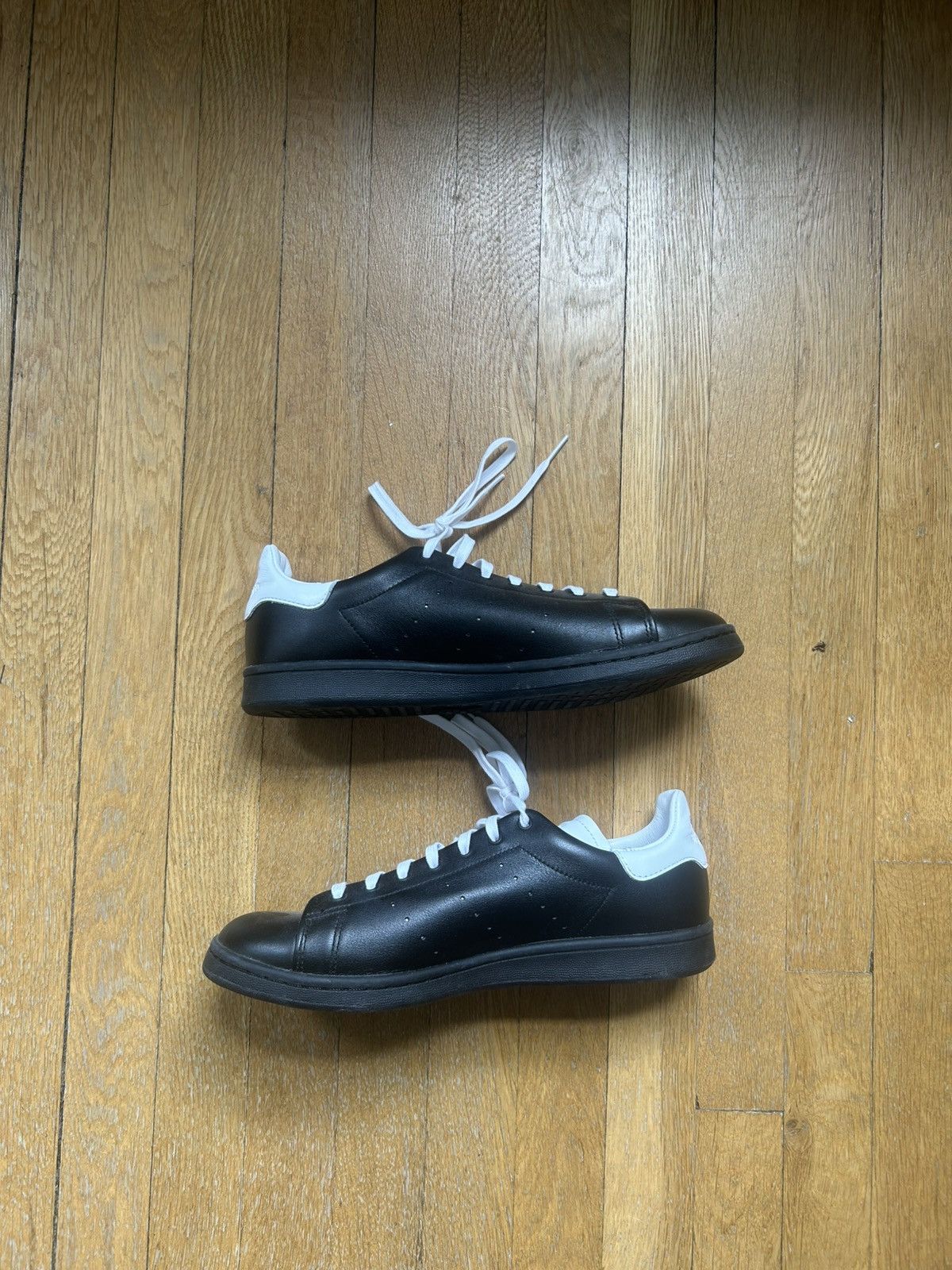 Adidas Adidas Stan Smith Lux Black and White Size US 10 / EU 43 - 3 Thumbnail