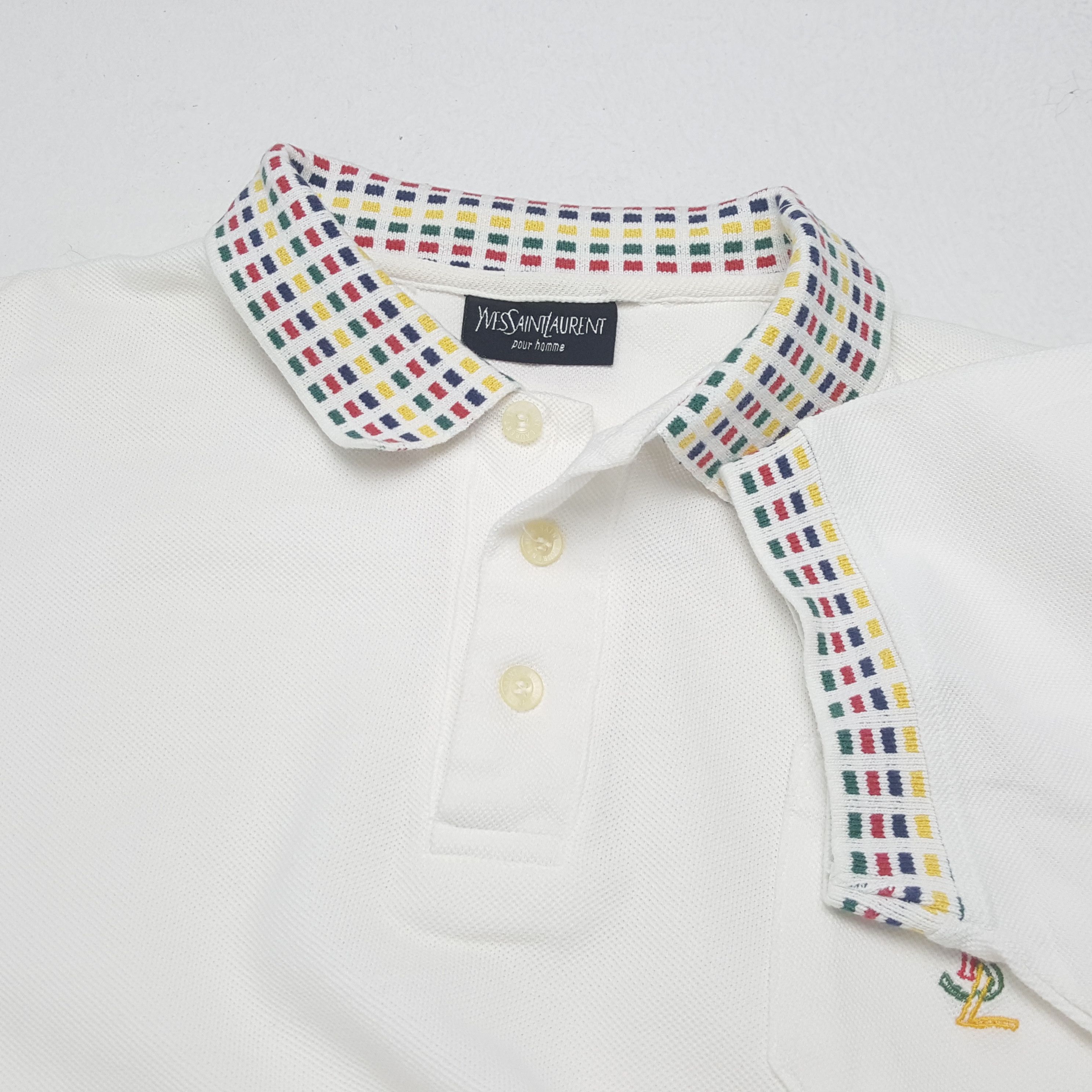 Vintage × Yves Saint Laurent YVES SAINT LAURENT Fashion Style Casual Style Polos Size US L / EU 52-54 / 3 - 6 Thumbnail