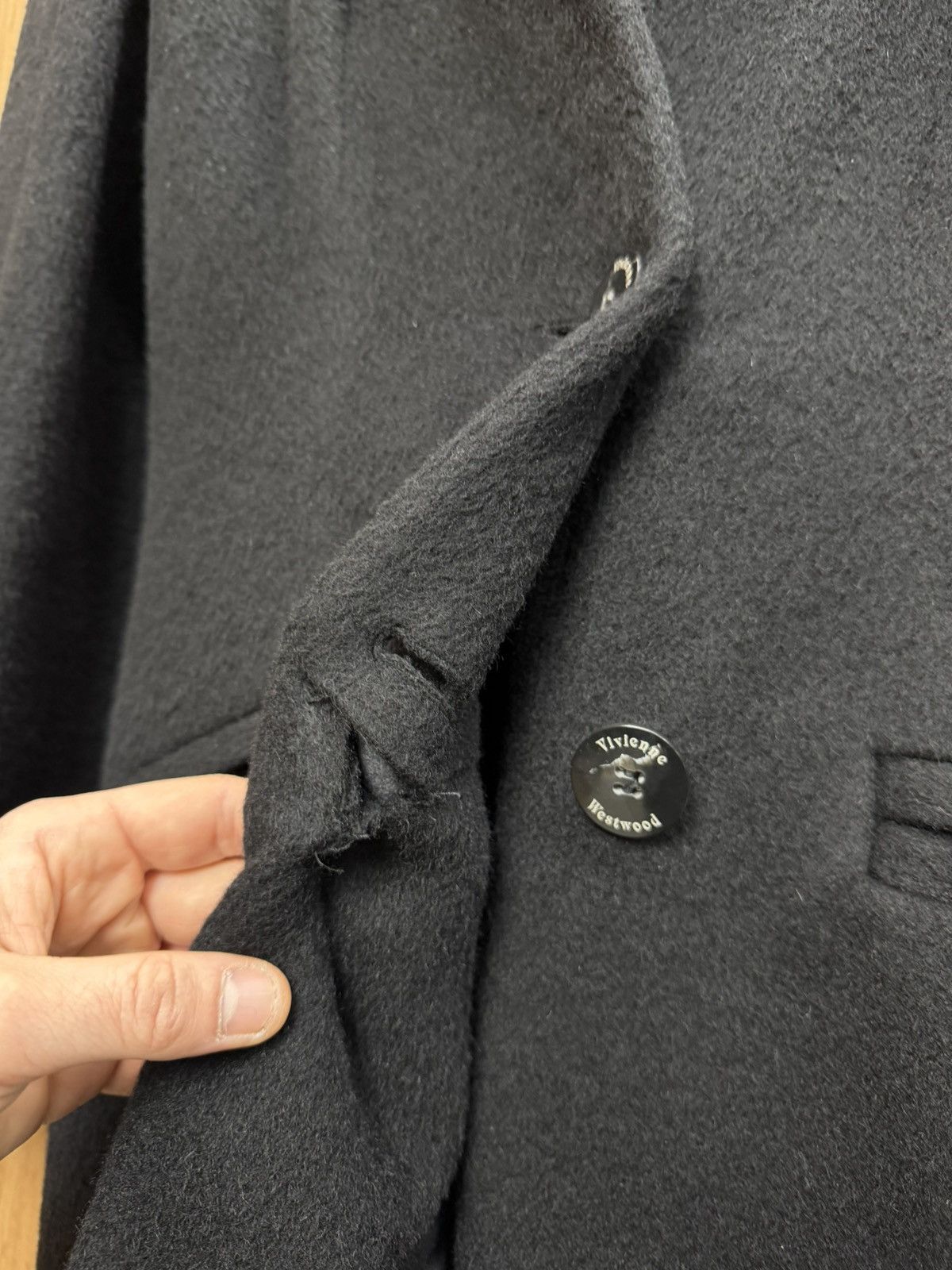 Vivienne Westwood Vivienne Westwood Red Label Black Wool Mohair Coat Size 46 Size M / US 6-8 / IT 42-44 - 20 Thumbnail