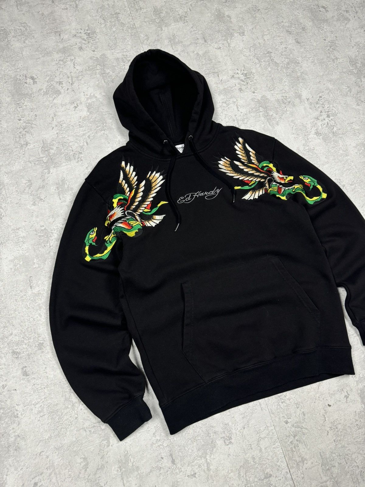 Ed Hardy Ed Hardy Snake Eagle Flight Hoodie Size M Size US M / EU 48-50 / 2 - 2 Thumbnail