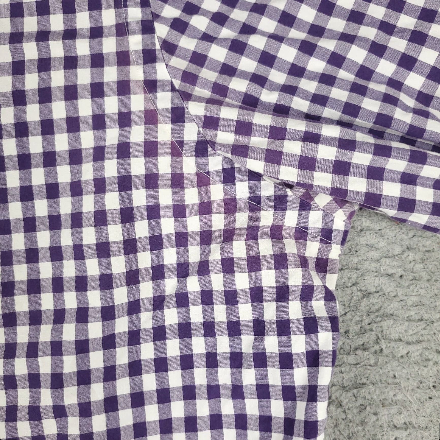 Ralph Lauren Ralph Lauren Shirt Mens XL Purple Check Button-Up Collar-Down Long Sleeve See Photos Vintage No (adjusted within rules) Size US XL / EU 56 / 4 - 5 Thumbnail