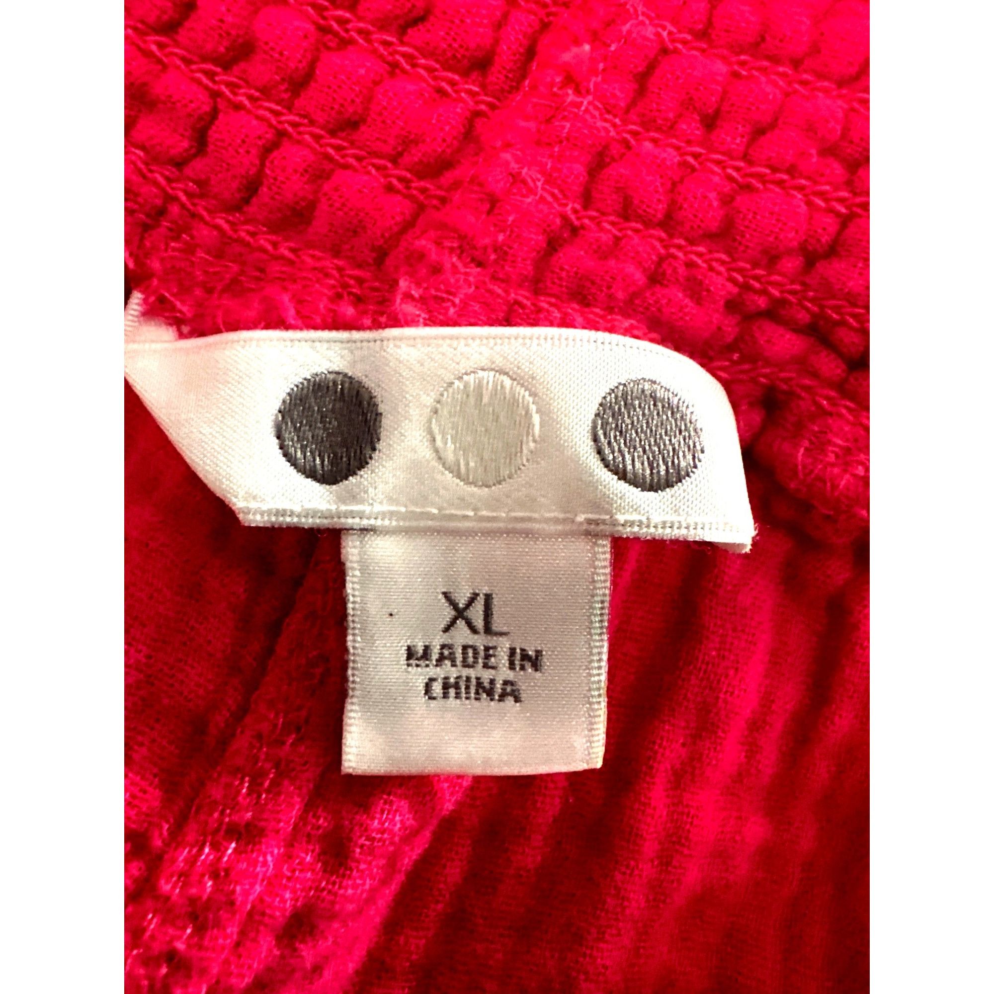 Other Three Dots Double Gauze Fuchsia Pink Shorts Elastic Waist Al Size 32" / US 10 / IT 46 - 4 Thumbnail