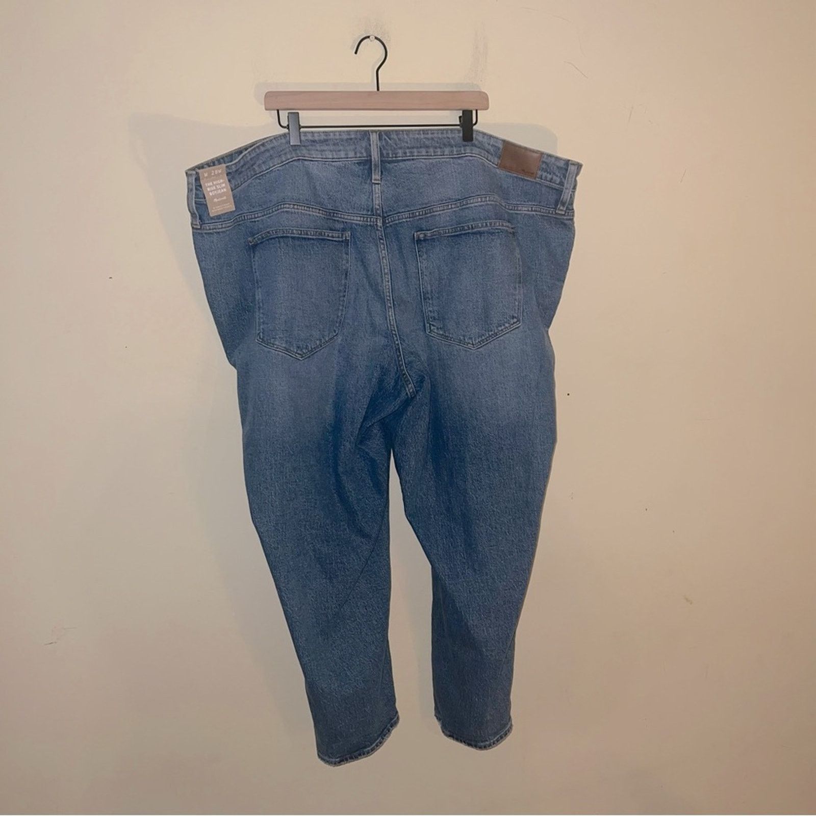 Madewell NWT MADEWELL high rise slim boy jeans 28 Size 42" / US 20 - 7 Thumbnail