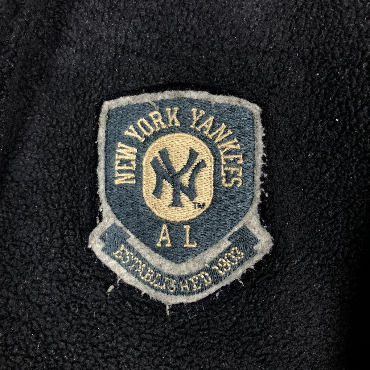 Japanese Brand 🔥ANORAK FLEECE PULL OVER MLB NEW YORK YANKEES Size US L / EU 52-54 / 3 - 15 Thumbnail