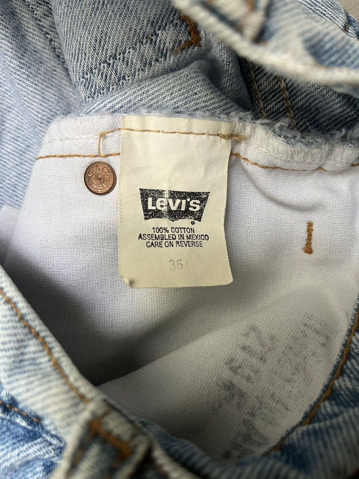 Levi's × Vintage Vintage Levi’s Orange Tab Jean Shorts Size:34 Tag:36 Size US 34 / EU 50 - 7 Thumbnail