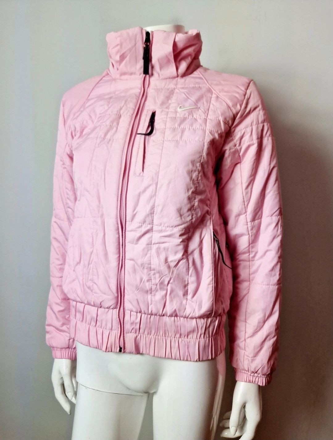 Nike Nike vintage pink puffer bomber jacket y2k 2000s Size S / US 4 / IT 40 - 2 Thumbnail