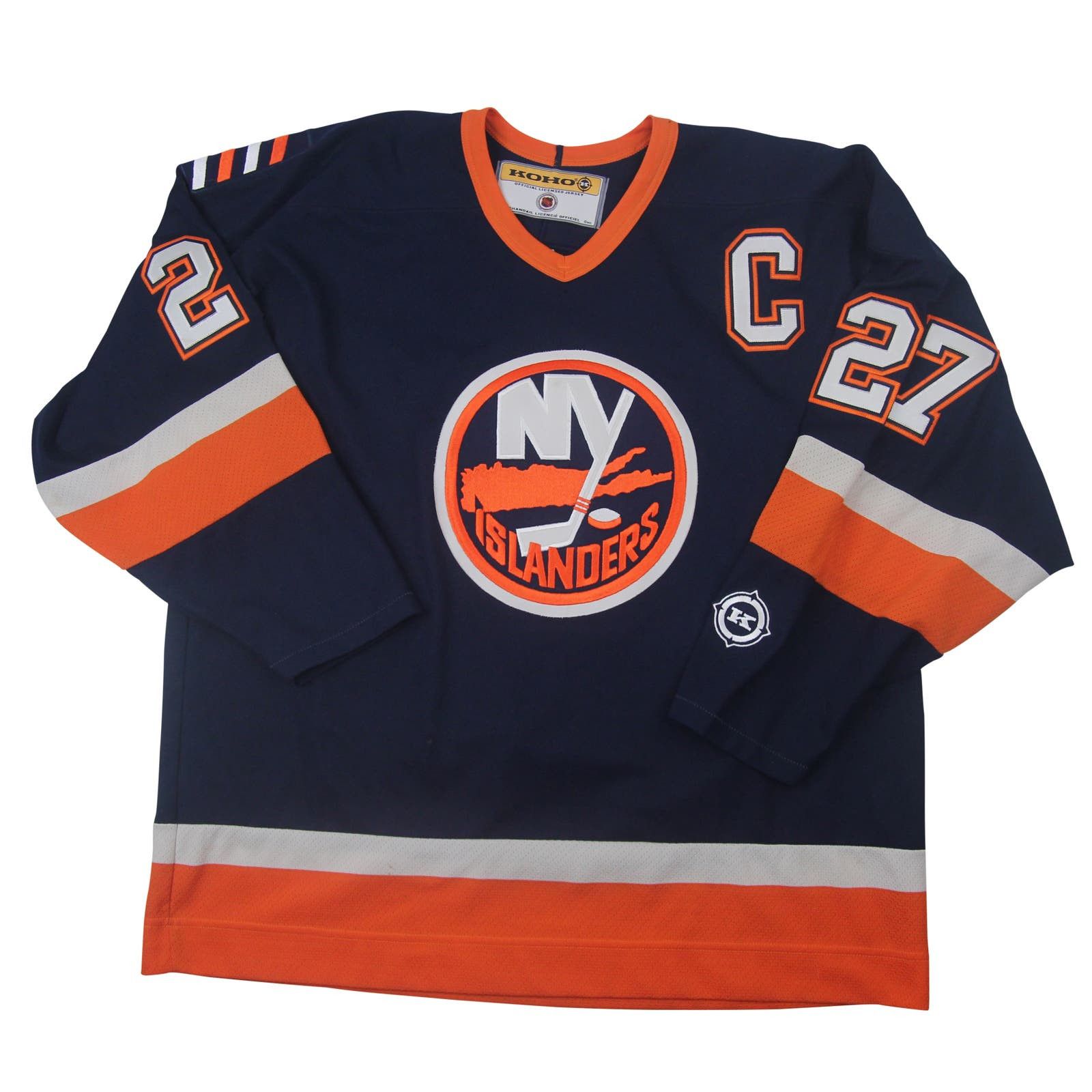 image of Vintage Koho New York Islanders 27 Michael Peca Jersey in Blue, Men's (Size XL)