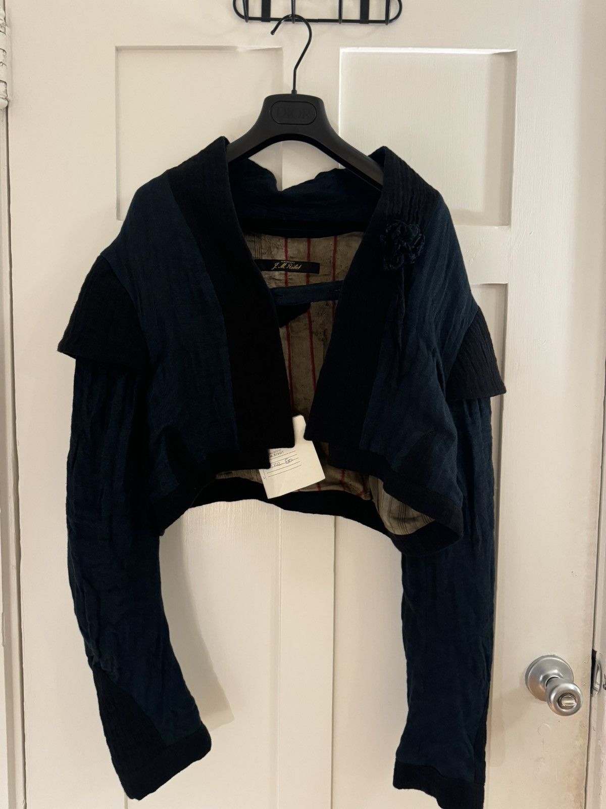 Archivio J.M. Ribot Archivio J.M.Ribot Cropped Floral Wool Jacket Size US M / EU 48-50 / 2 - 4 Thumbnail