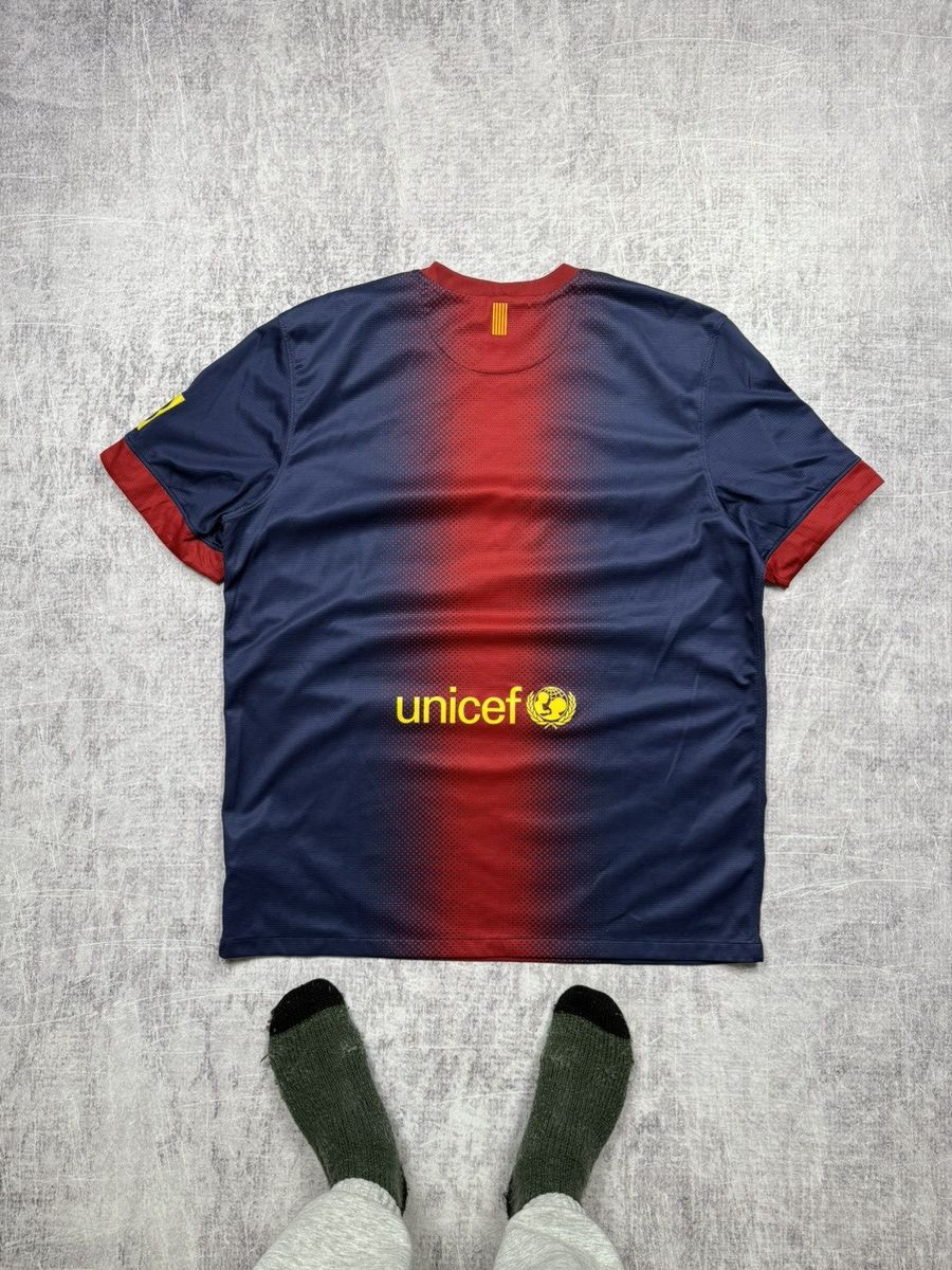 Nike Nike Barcelona Laliga home football soccer jersey 12/13 Size US XL / EU 56 / 4 - 9 Thumbnail