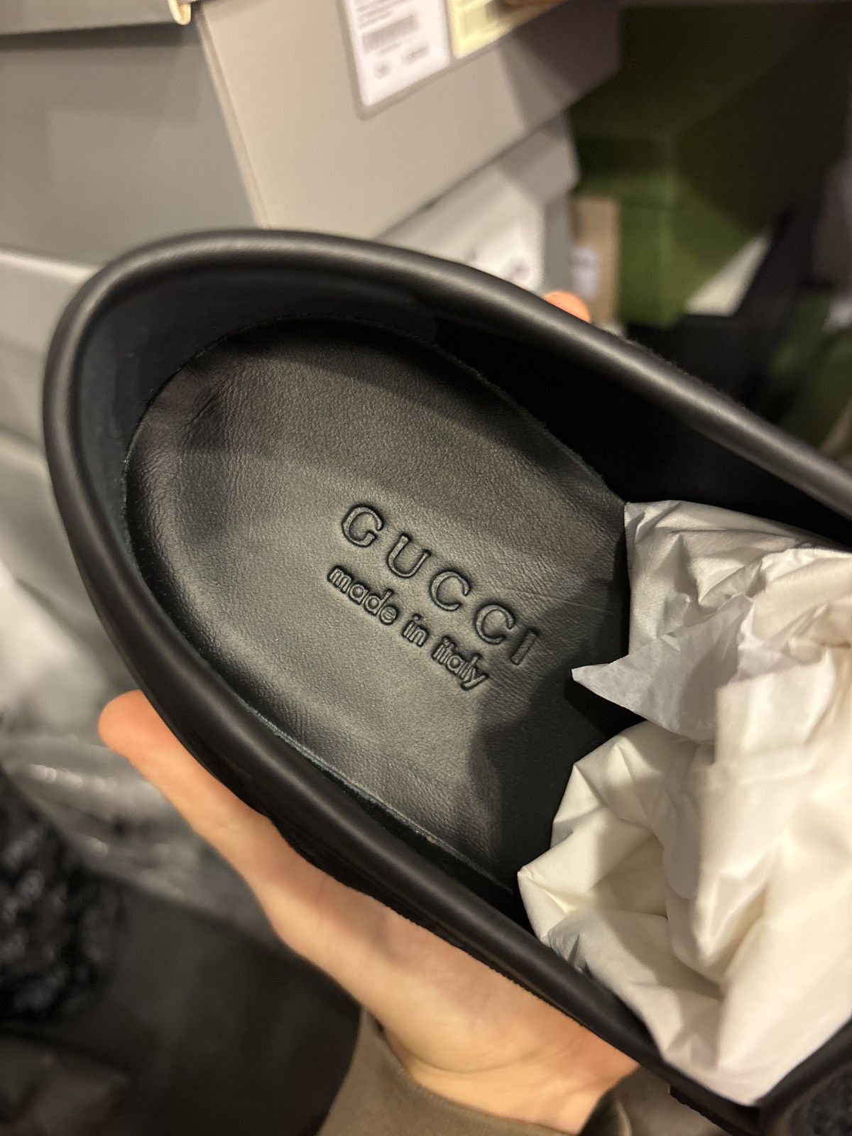 Gucci Gucci Maxi Jumbo GG Supreme Loafers Size US 11 / EU 44 - 8 Thumbnail