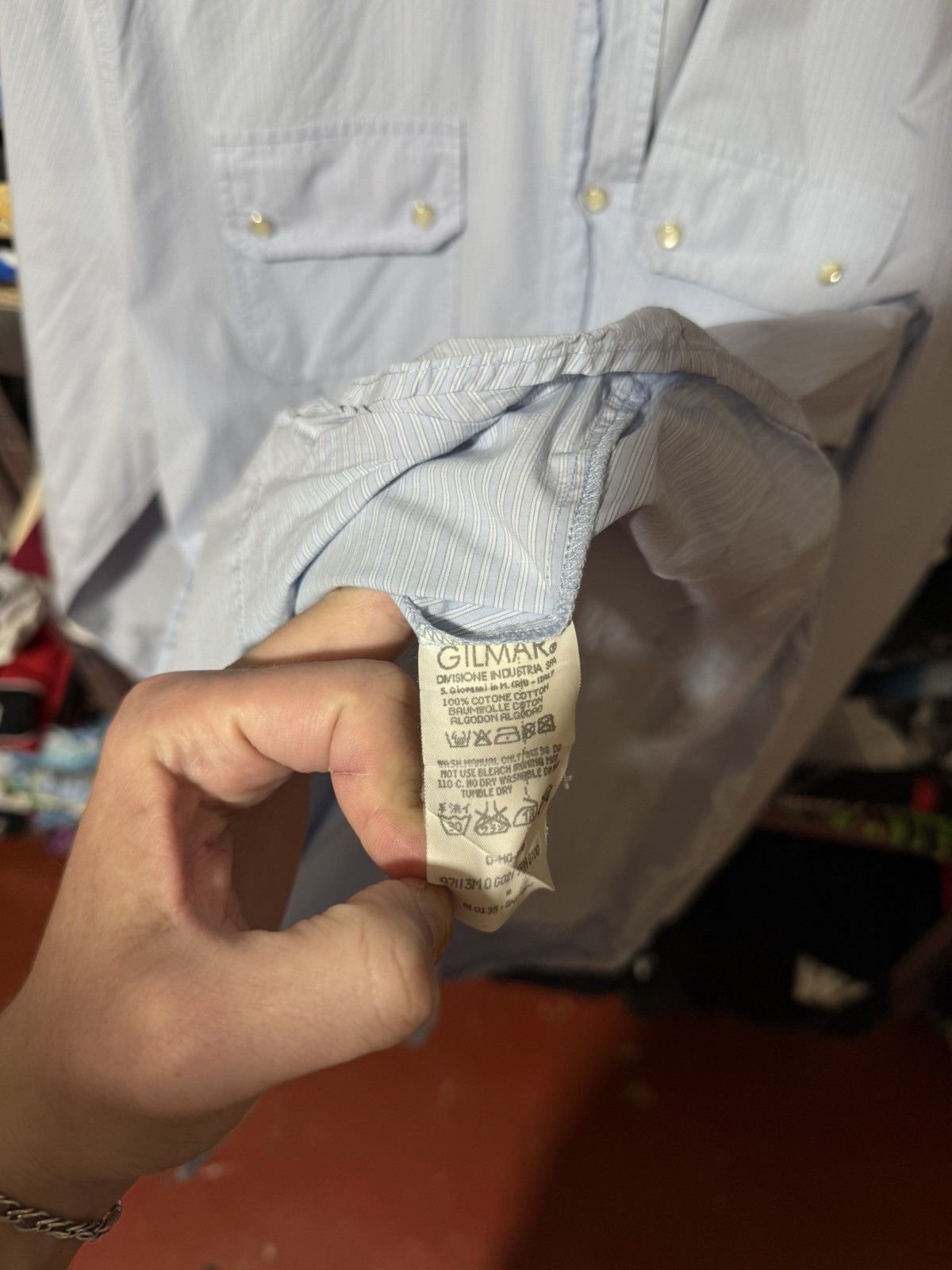 Iceberg Vintage Luxury Iceberg Classic Luxury Button Up Shirt Size US XL / EU 56 / 4 - 13 Thumbnail