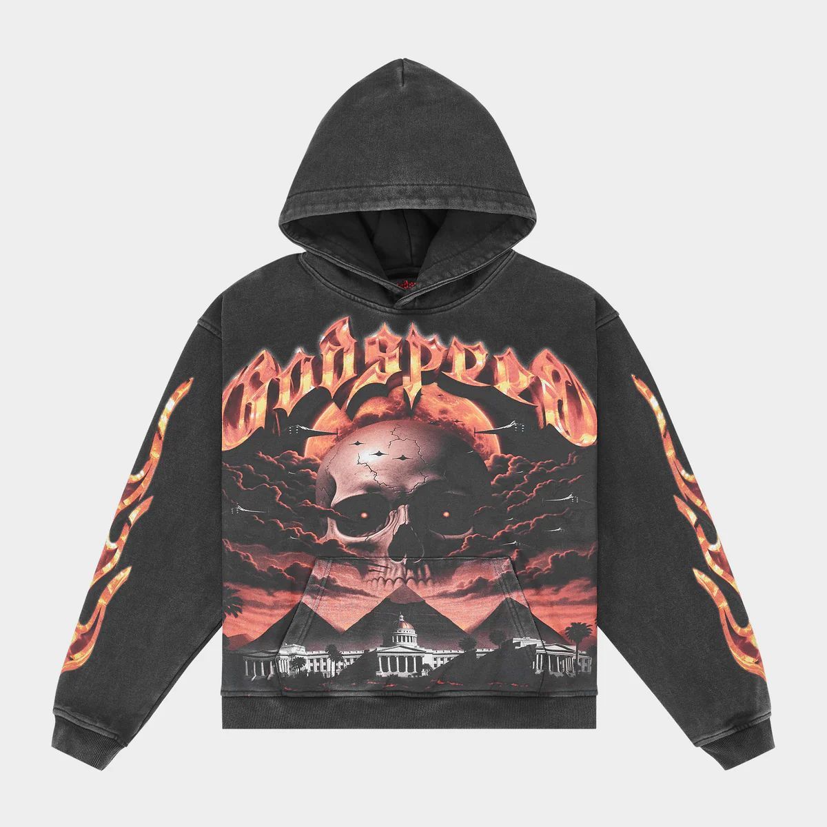 Godspeed Godspeed 'Echoes of Empire' Black Wash Hoodie Size US XS / EU 42 / 0 - 1 Preview